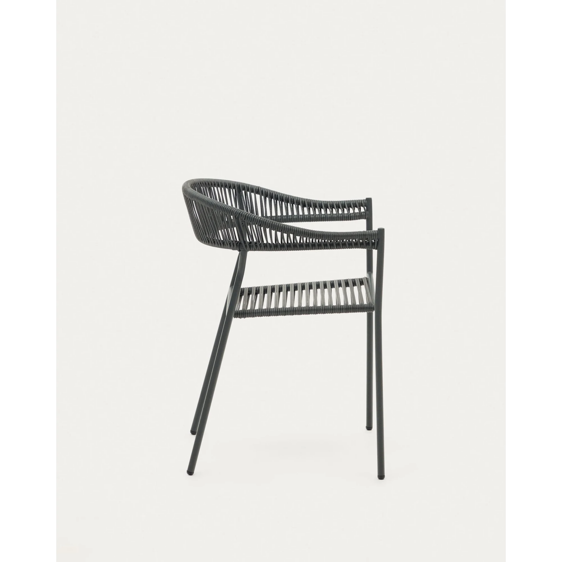 Kave Home Futadera Dining Chair, Grey, Set of 4