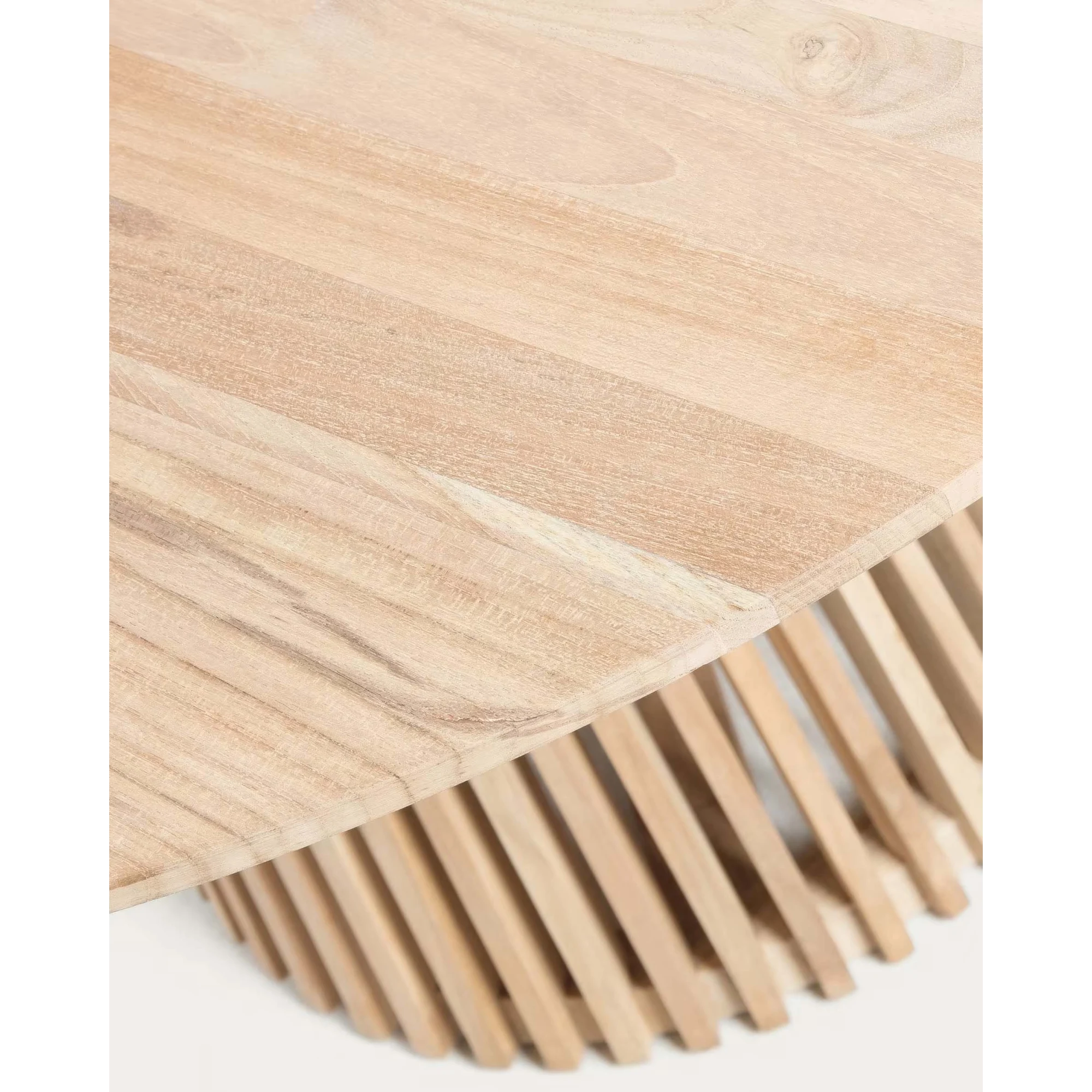 Kave Home Jeanette Solidwood Dining Table, Natural Wood