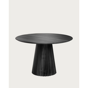 Kave Home Jeanette Solidwood Dining Table, Black