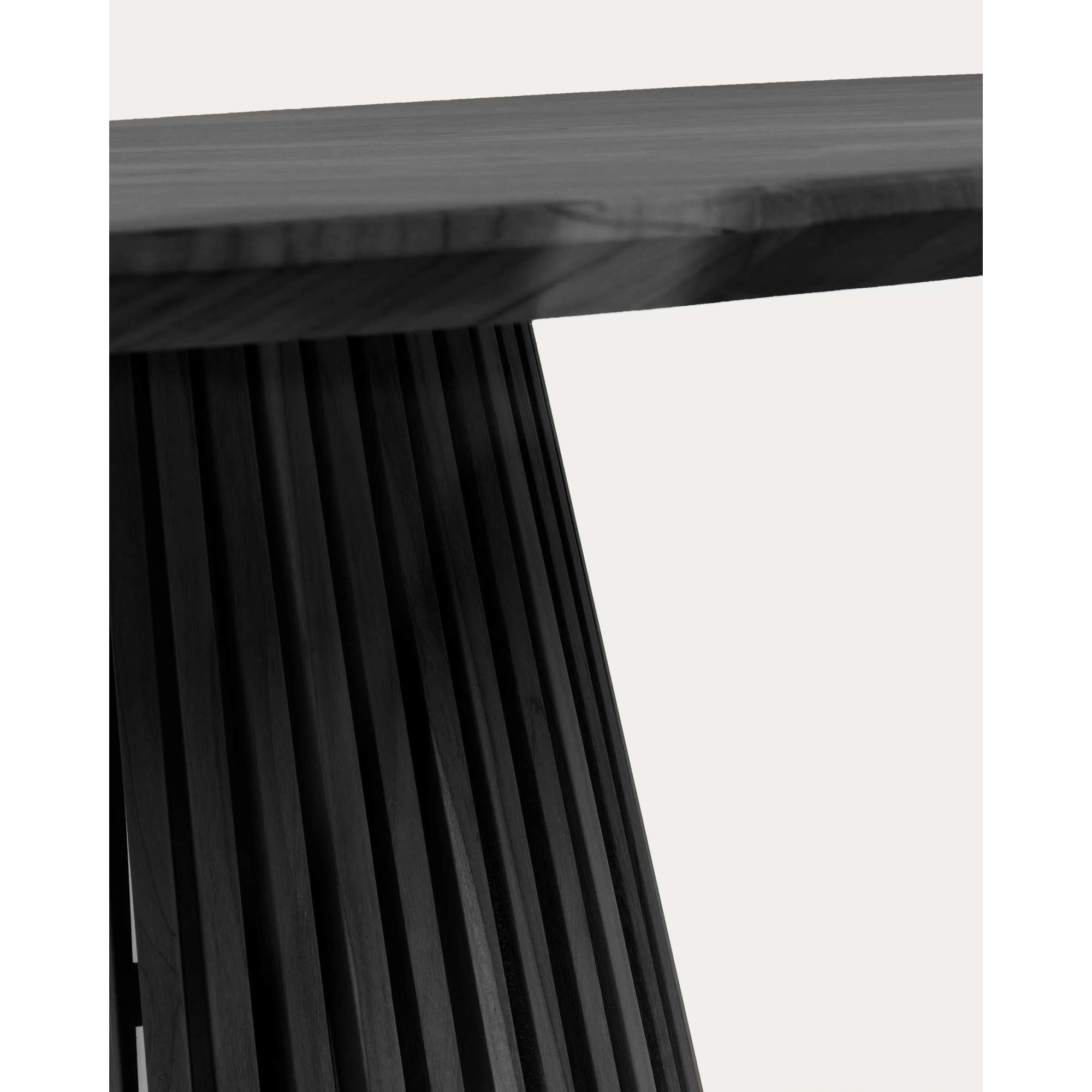 Kave Home Jeanette Solidwood Dining Table, Black