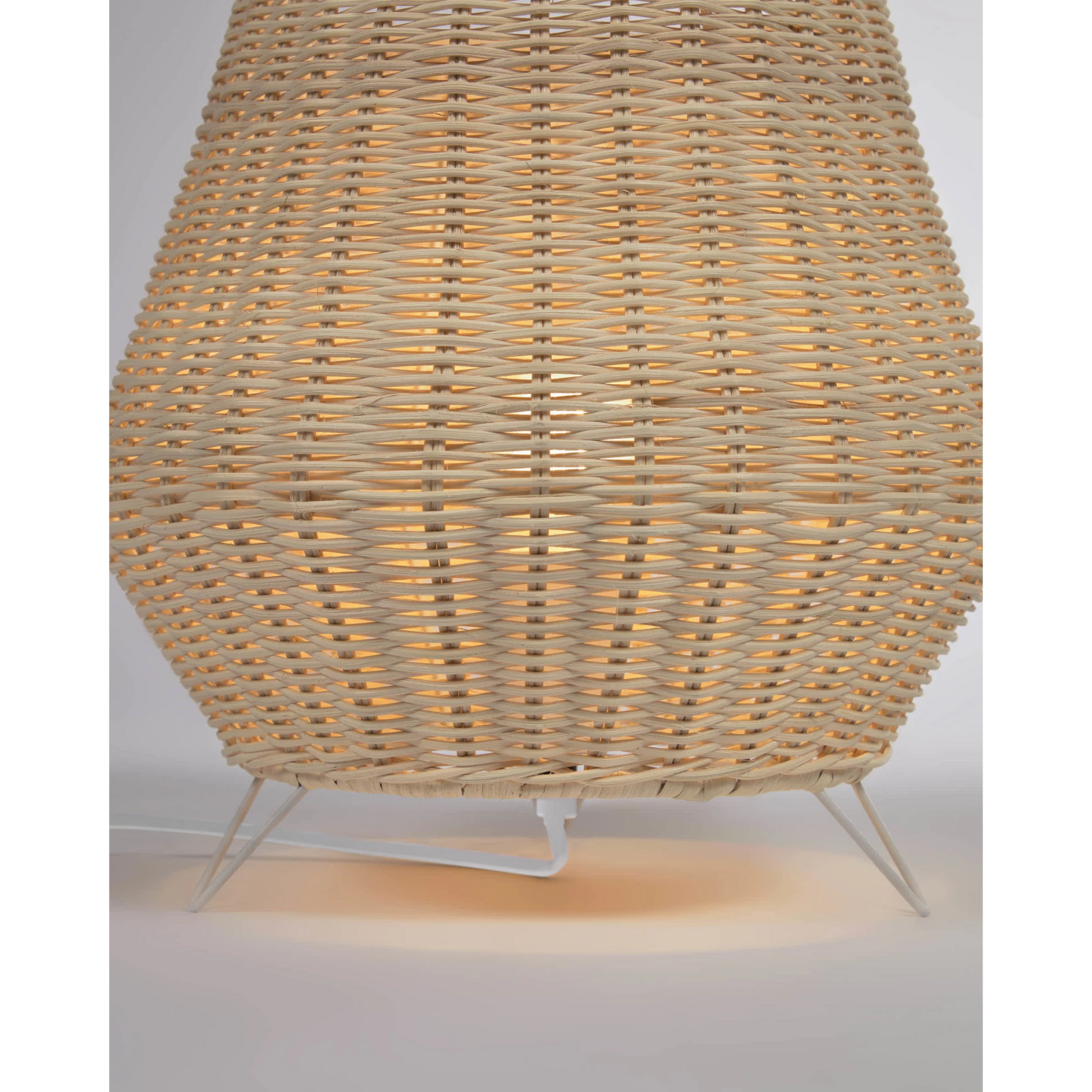 Kave Home Kamaria Rattan Table Lamp