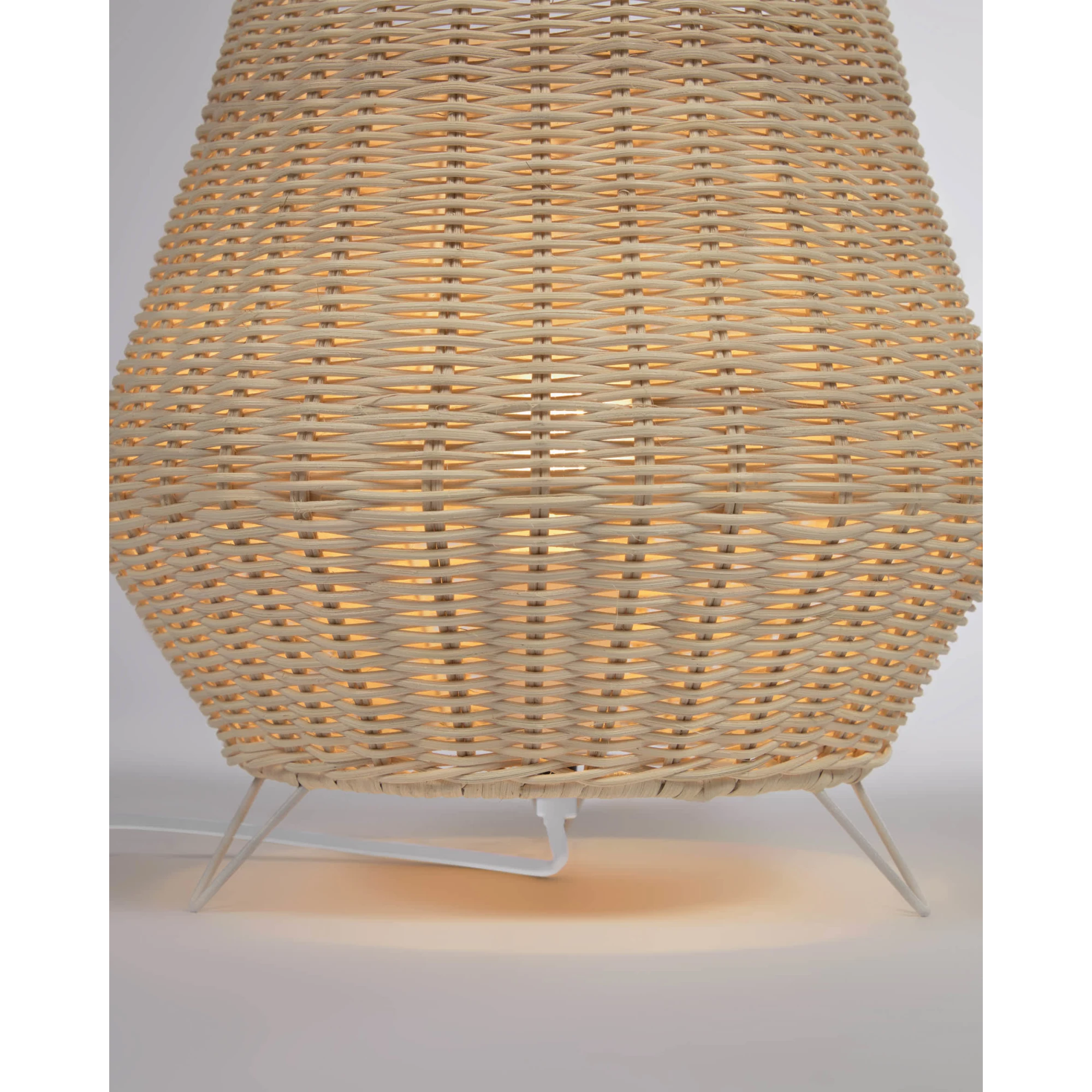 Kave Home Kamaria Rattan Table Lamp