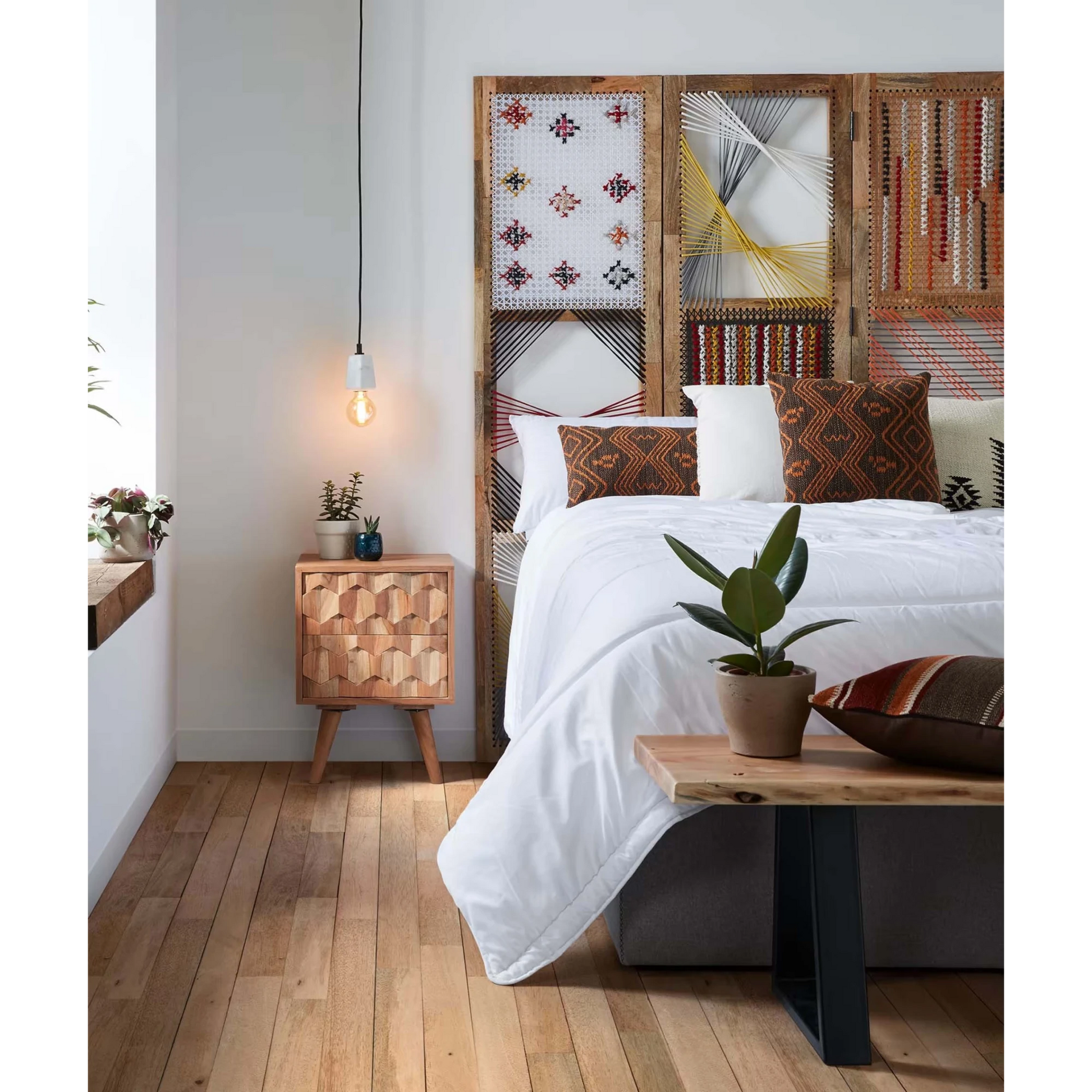 Kave Home Khaleesi Solidwood Bedside Table
