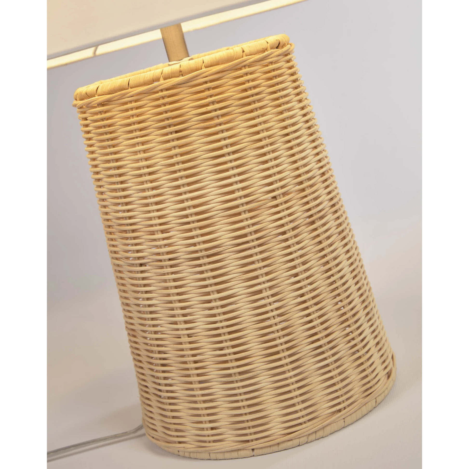 Kave Home Kimjit Table Lamp with Rattan Base
