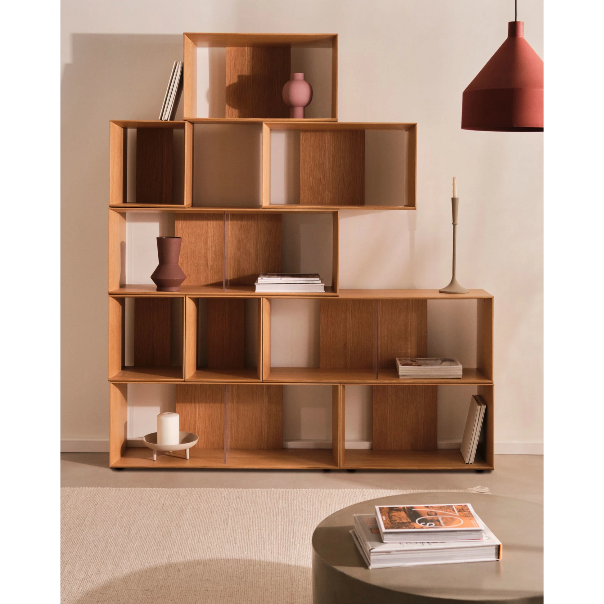 Kave Home Litto Bookshelf, 101x152cm
