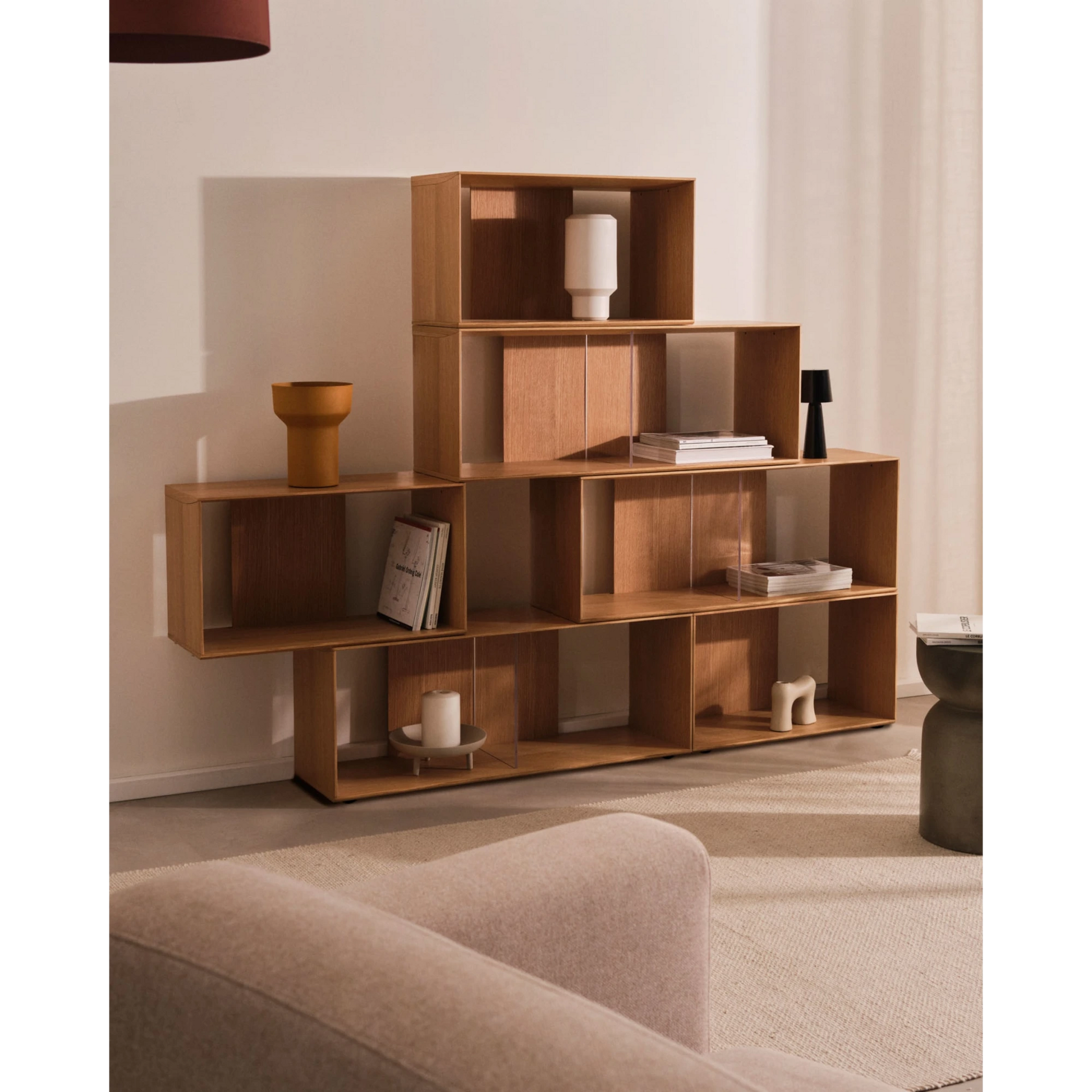 Kave Home Litto Bookshelf, 202x114cm