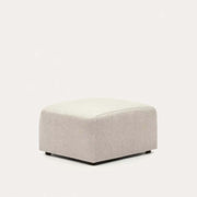 Kave Home Neom Ottoman, Beige, 75x65x40cm