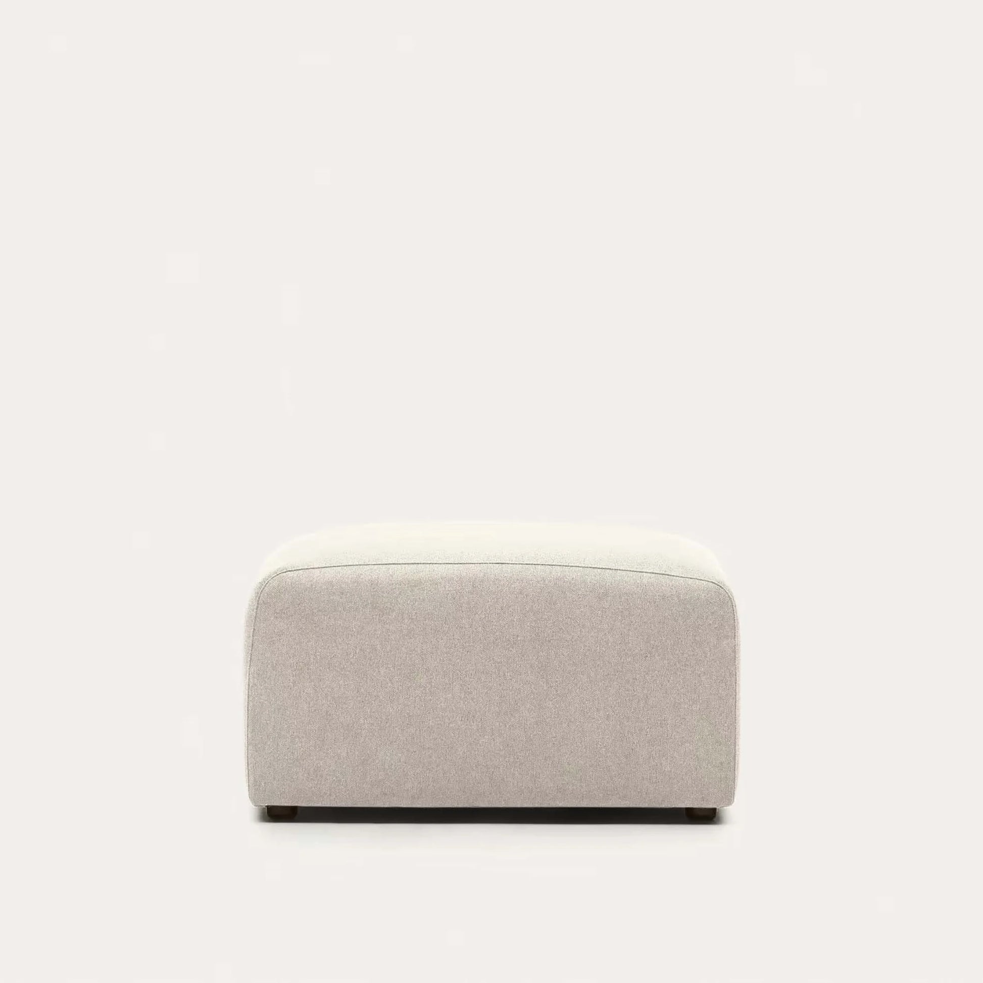 Kave Home Neom Ottoman, Beige, 75x65x40cm