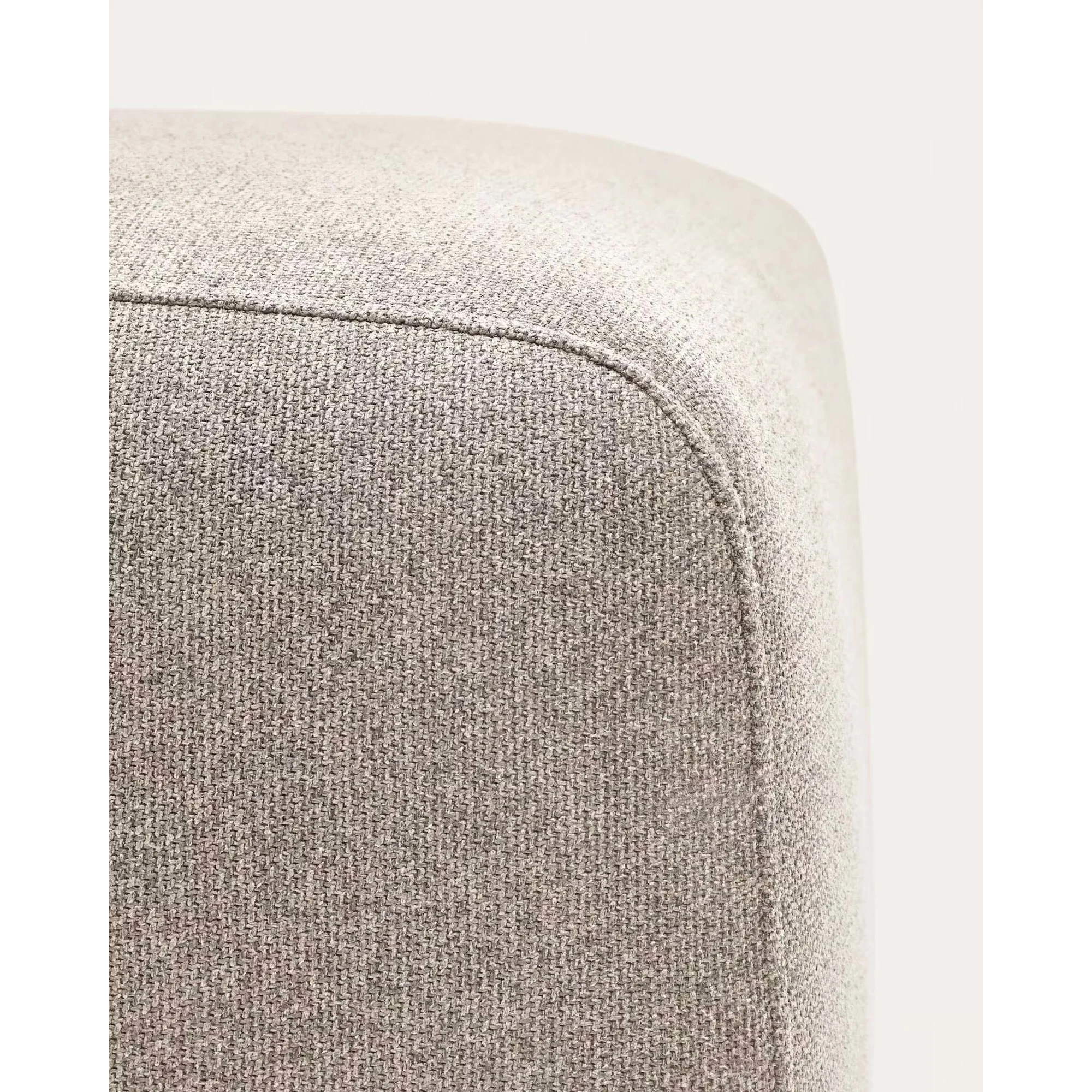 Kave Home Neom Ottoman, Beige, 75x65x40cm
