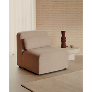 Kave Home Neom Armchair, 75cm, Beige