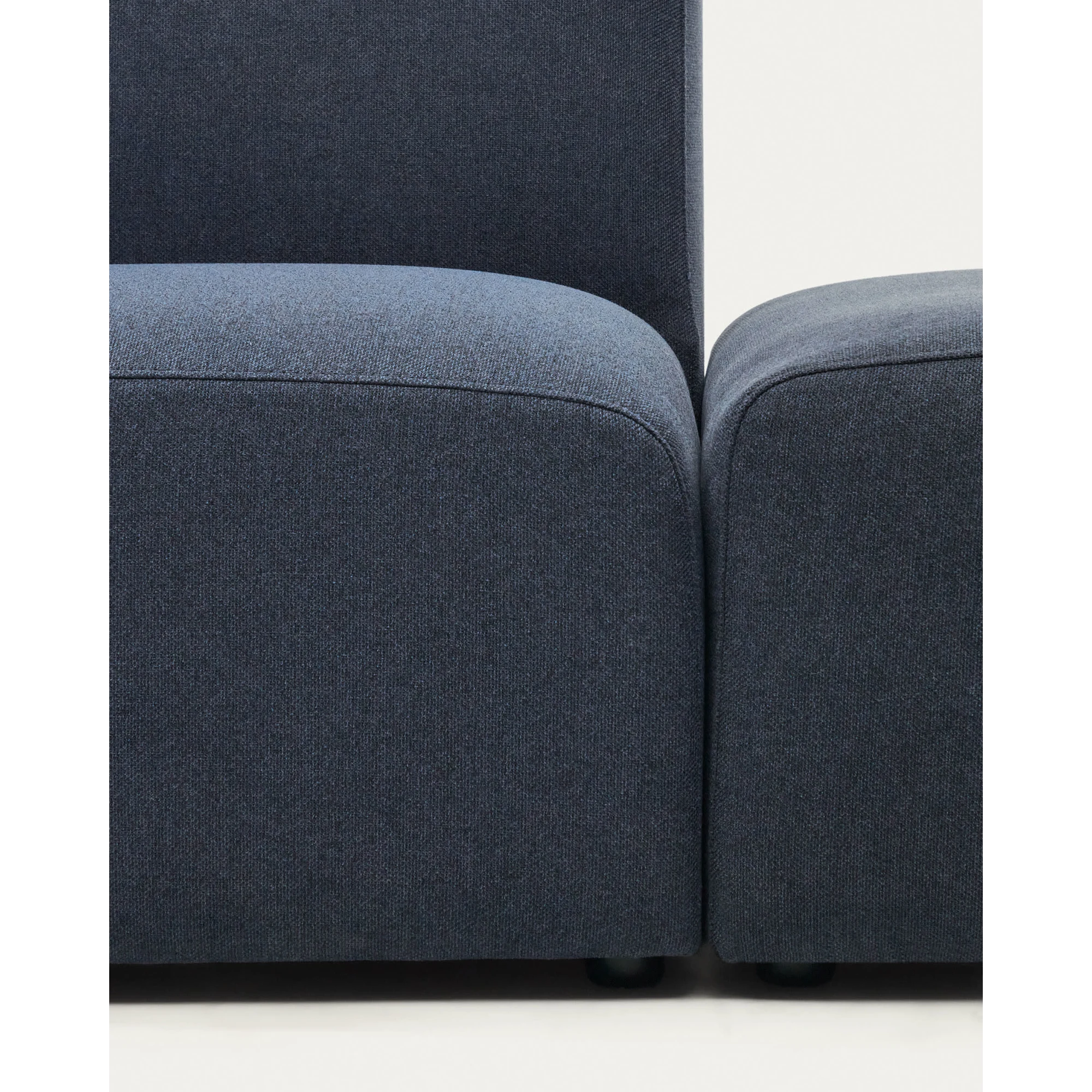 Kave Home Neom Armchair with Ottoman, Blue