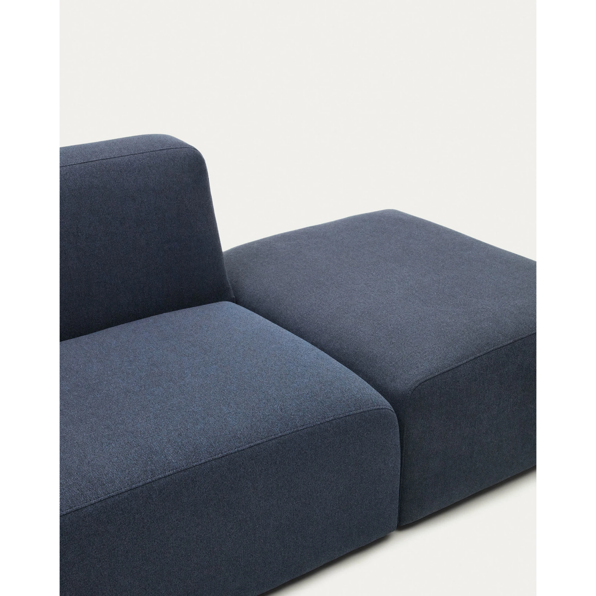 Kave Home Neom Armchair with Ottoman, Blue