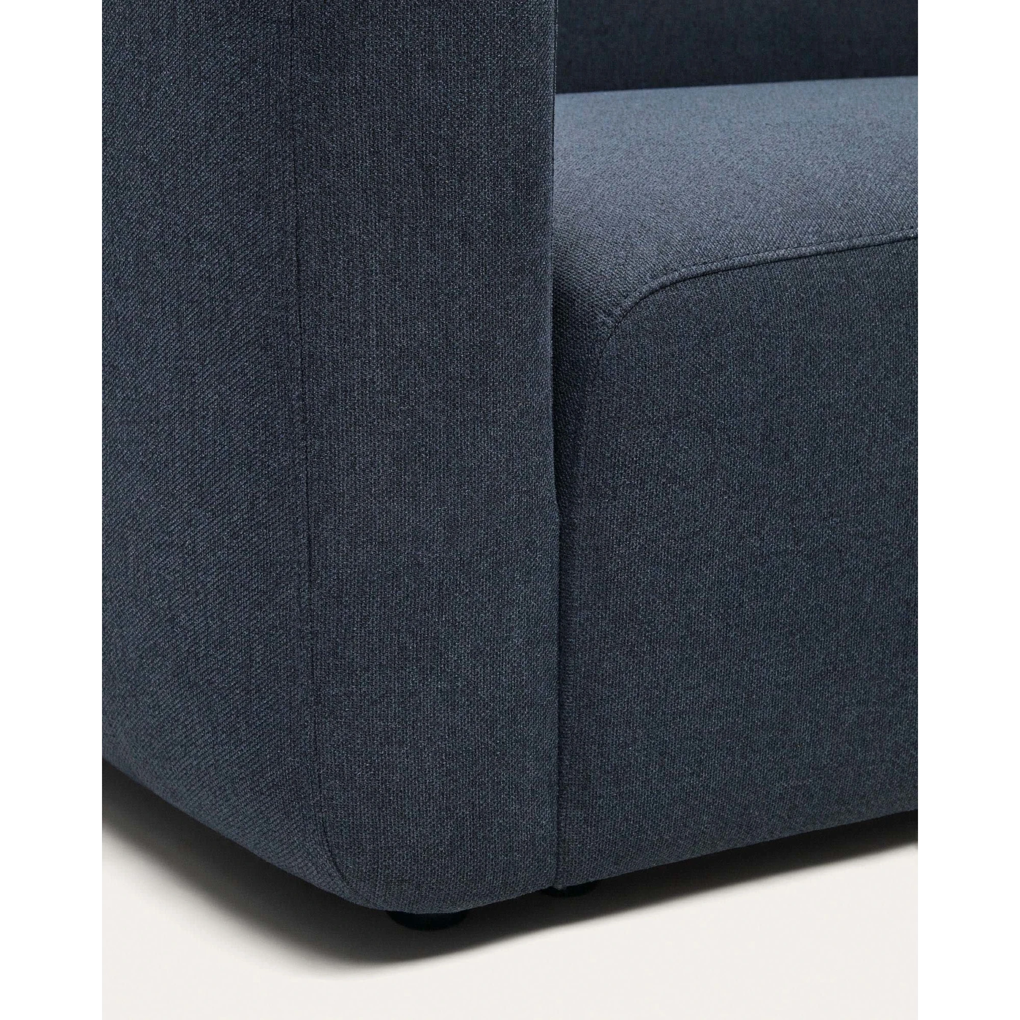 Kave Home Neom Armchair with Ottoman, Blue