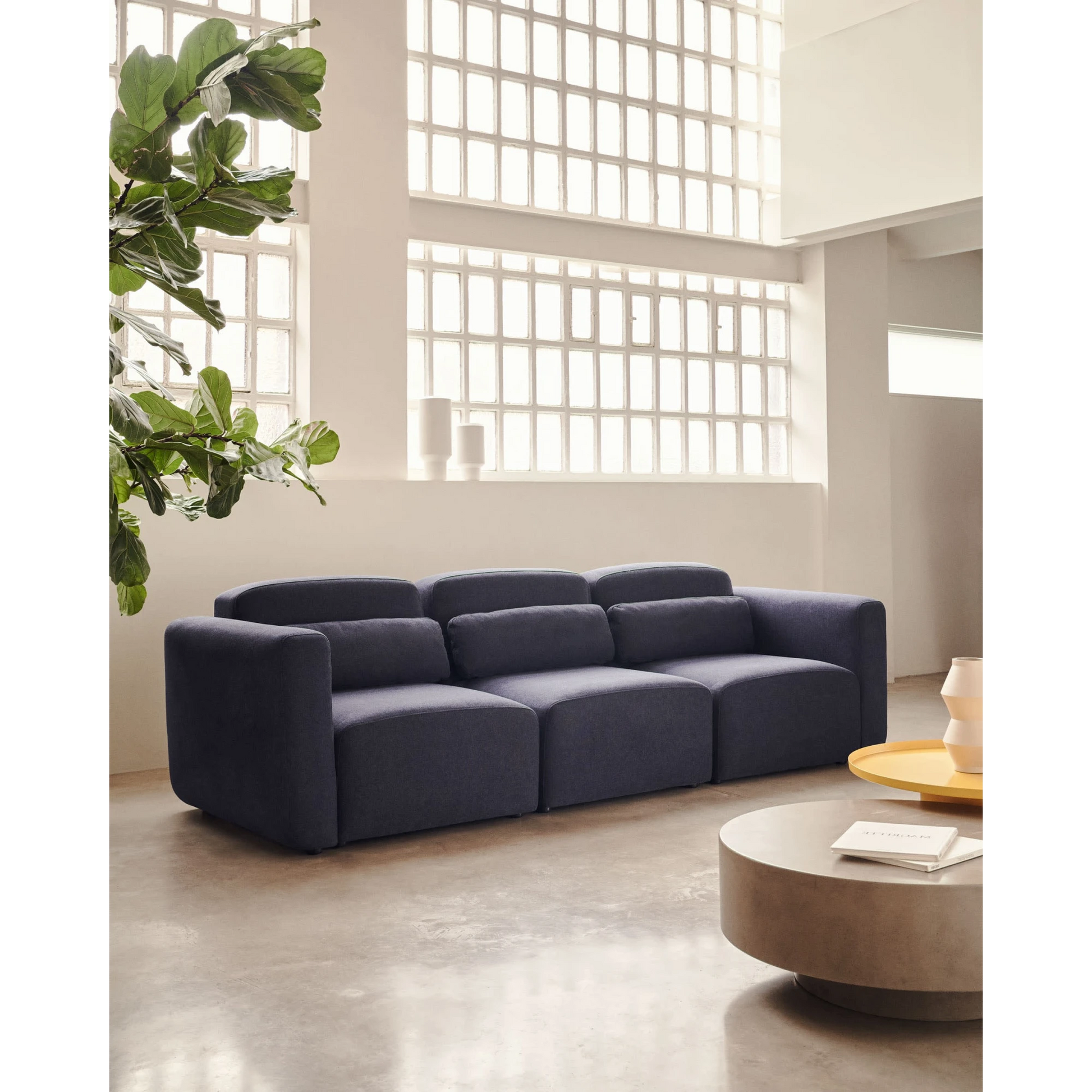 Kave Home Neom 3-Seat Modular Sofa, Blue