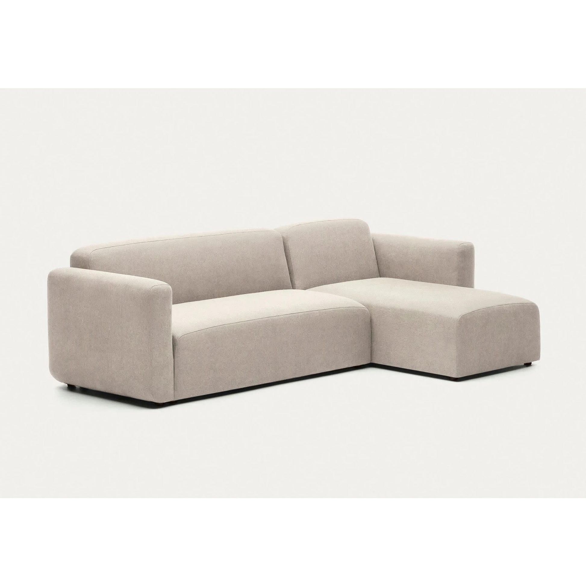 Kave Home Neom 3-Seat Modular Sofa with Chaise, Beige