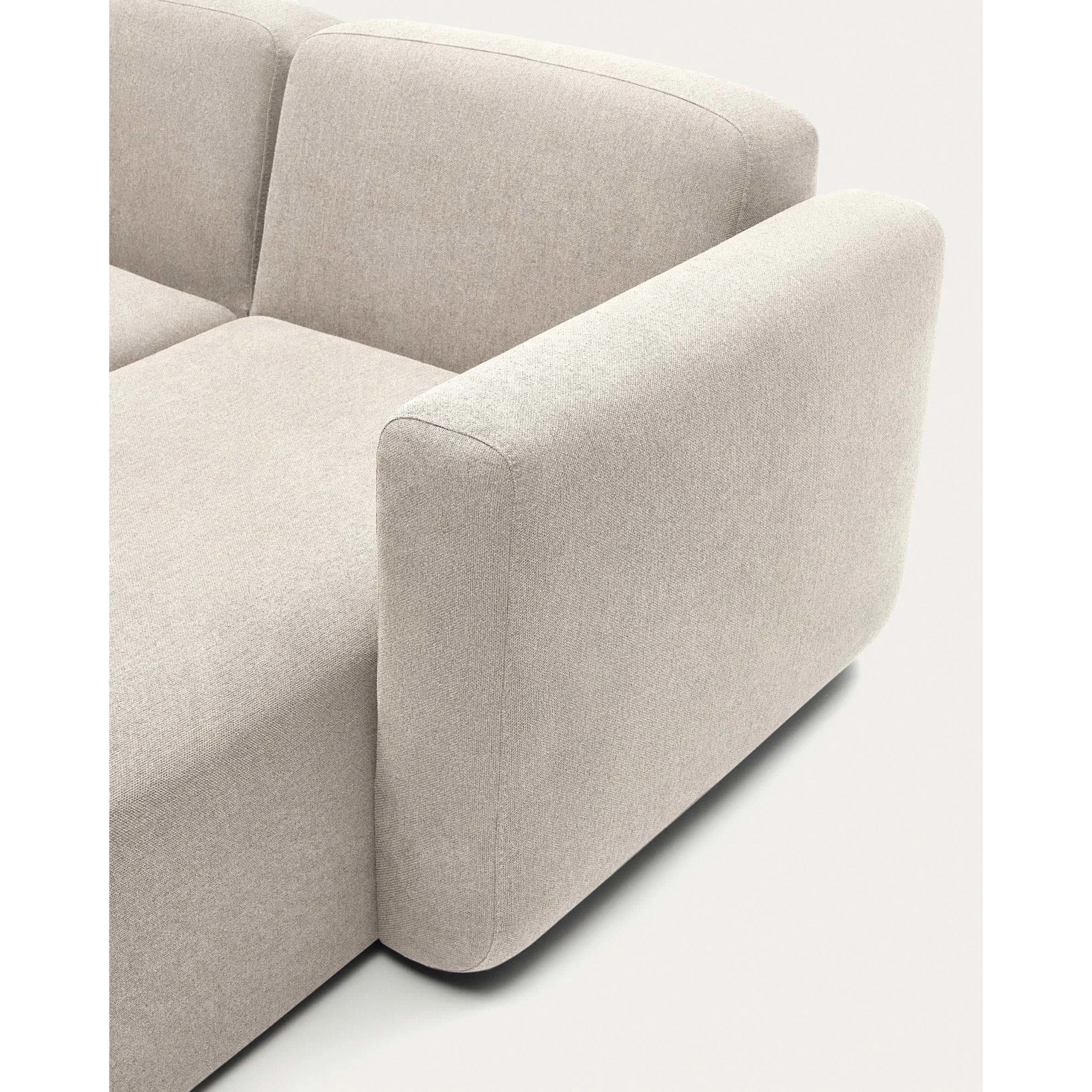 Kave Home Neom 3-Seat Modular Sofa with Chaise, Beige