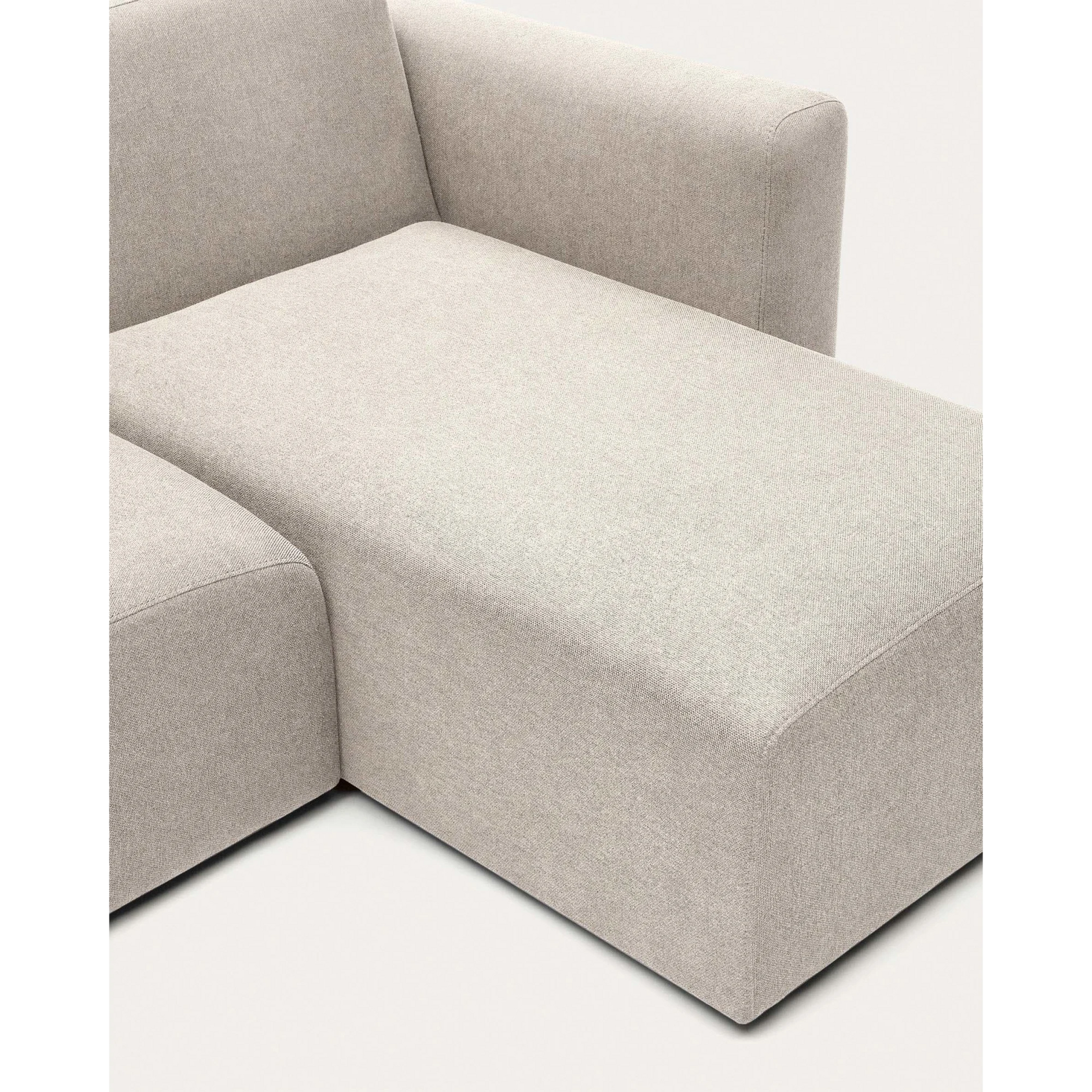 Kave Home Neom 3-Seat Modular Sofa with Chaise, Beige