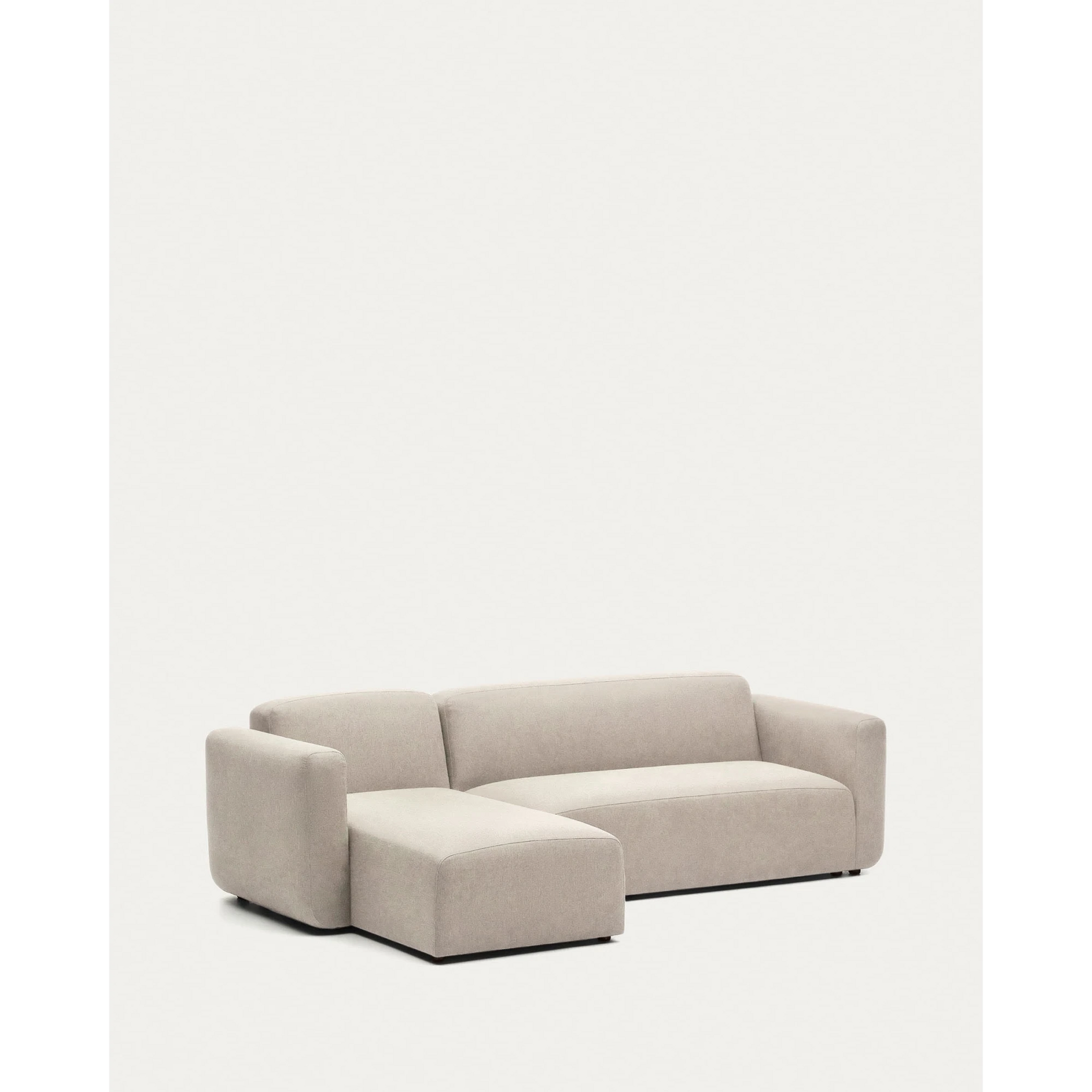 Kave Home Neom 3-Seat Modular Sofa with Chaise, Beige