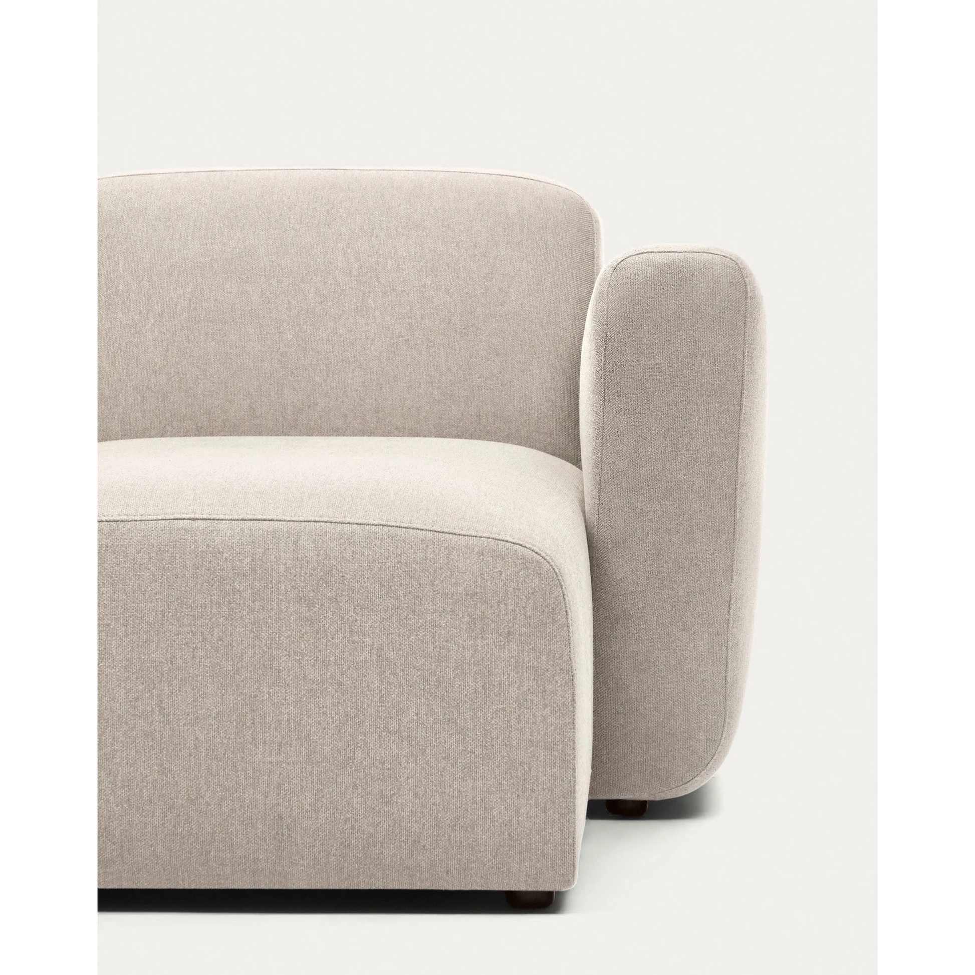 Kave Home Neom 3-Seat Modular Sofa with Chaise, Beige