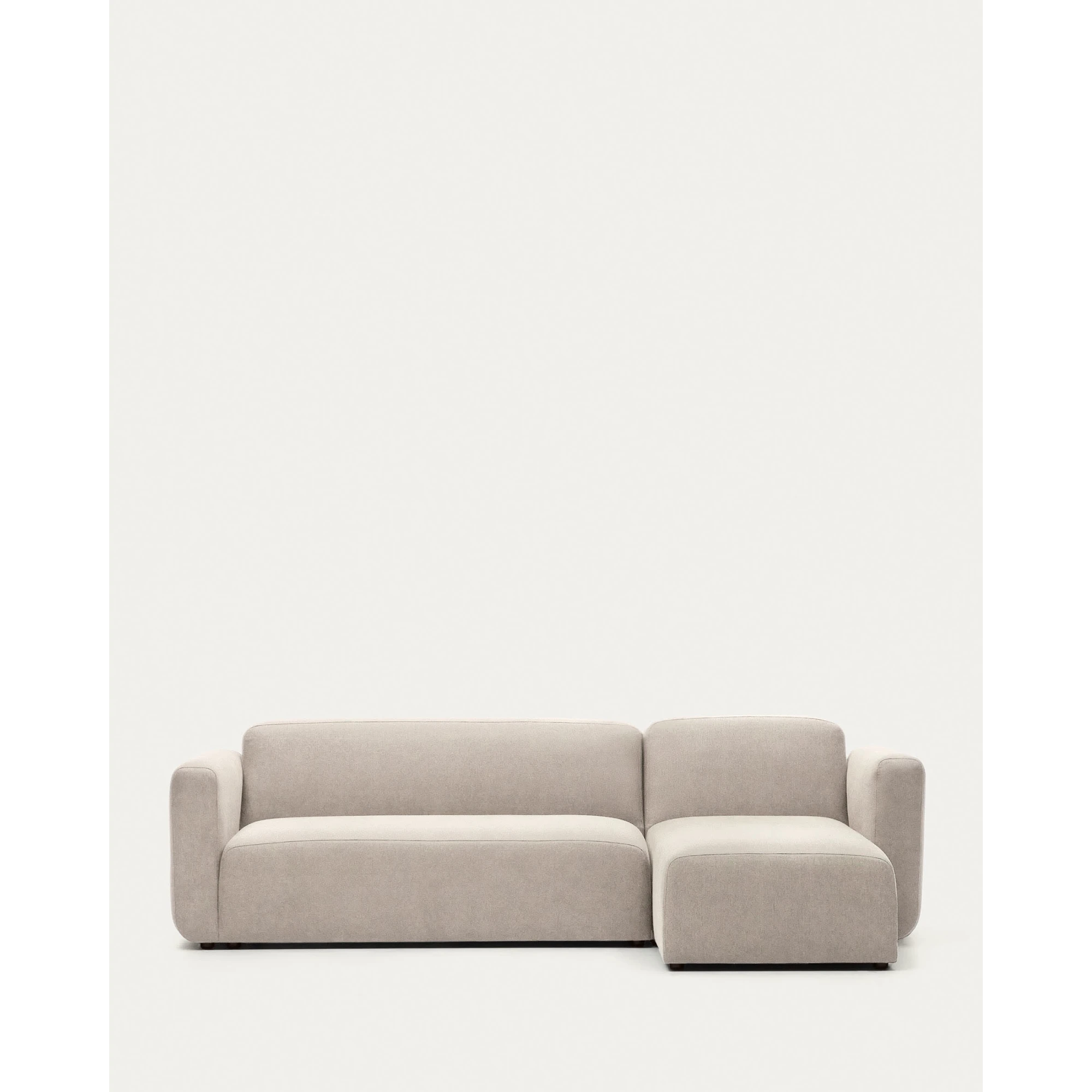 Kave Home Neom 3-Seat Modular Sofa with Chaise, Beige