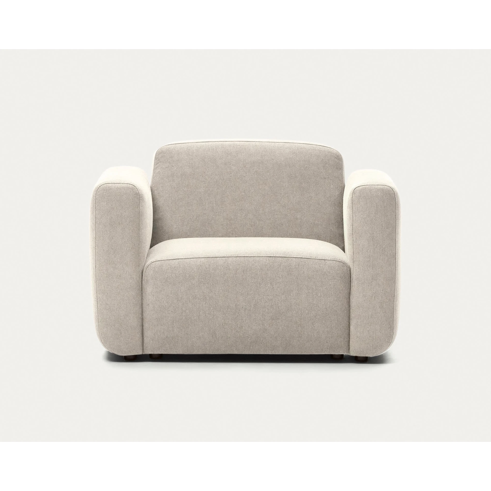 Kave Home Neom Armchair, 113cm, Beige