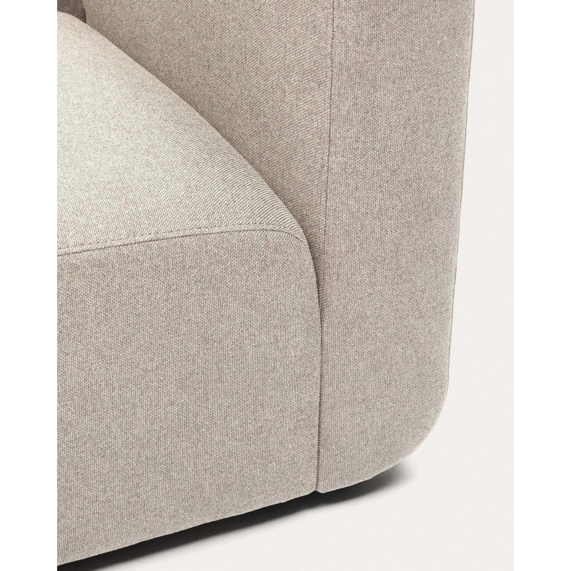 Kave Home Neom Armchair, 113cm, Beige