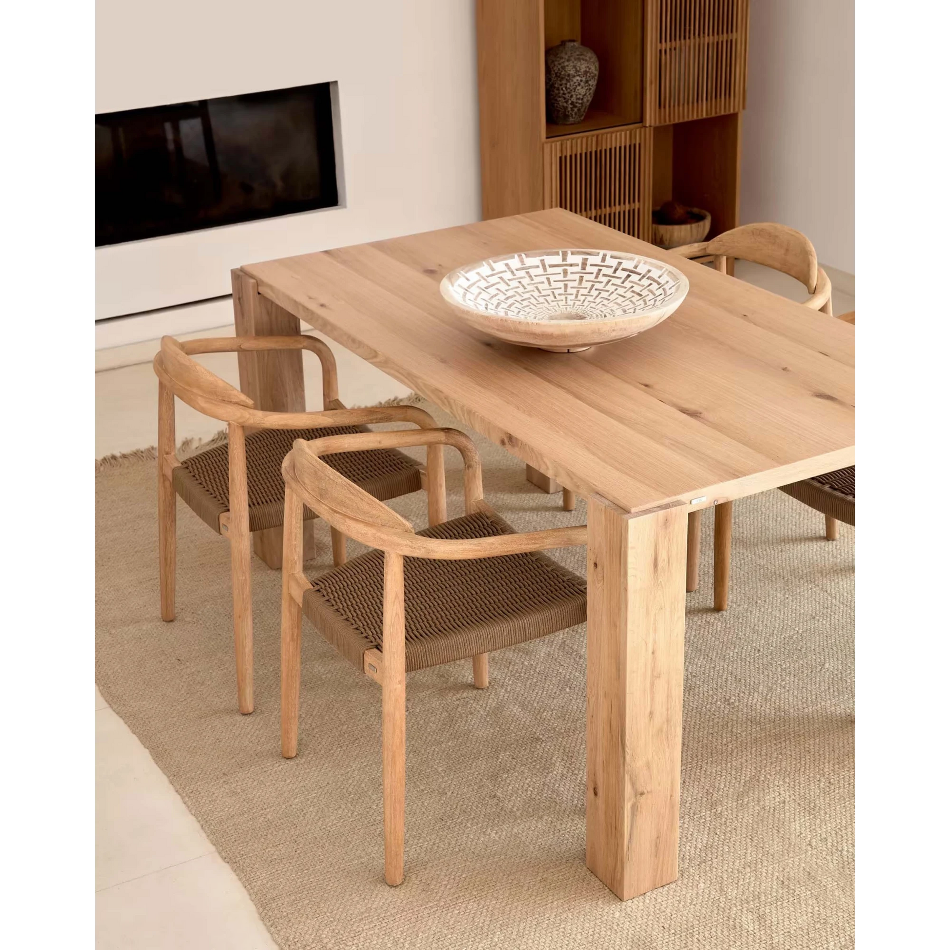 Kave Home Nina Dining Chair, Brown