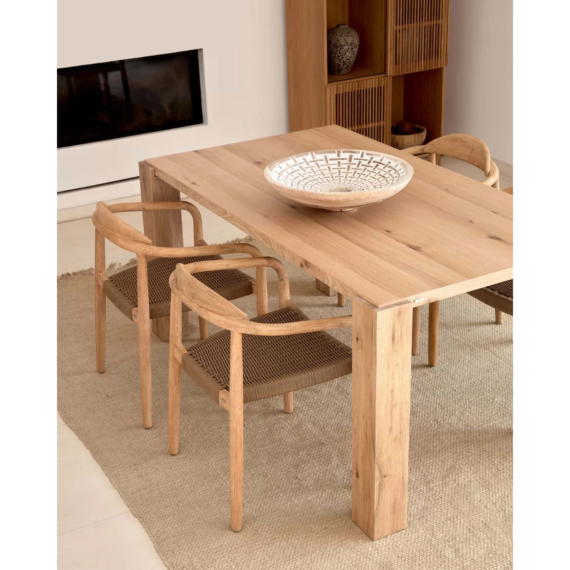 Kave Home Nina Dining Chair, Brown