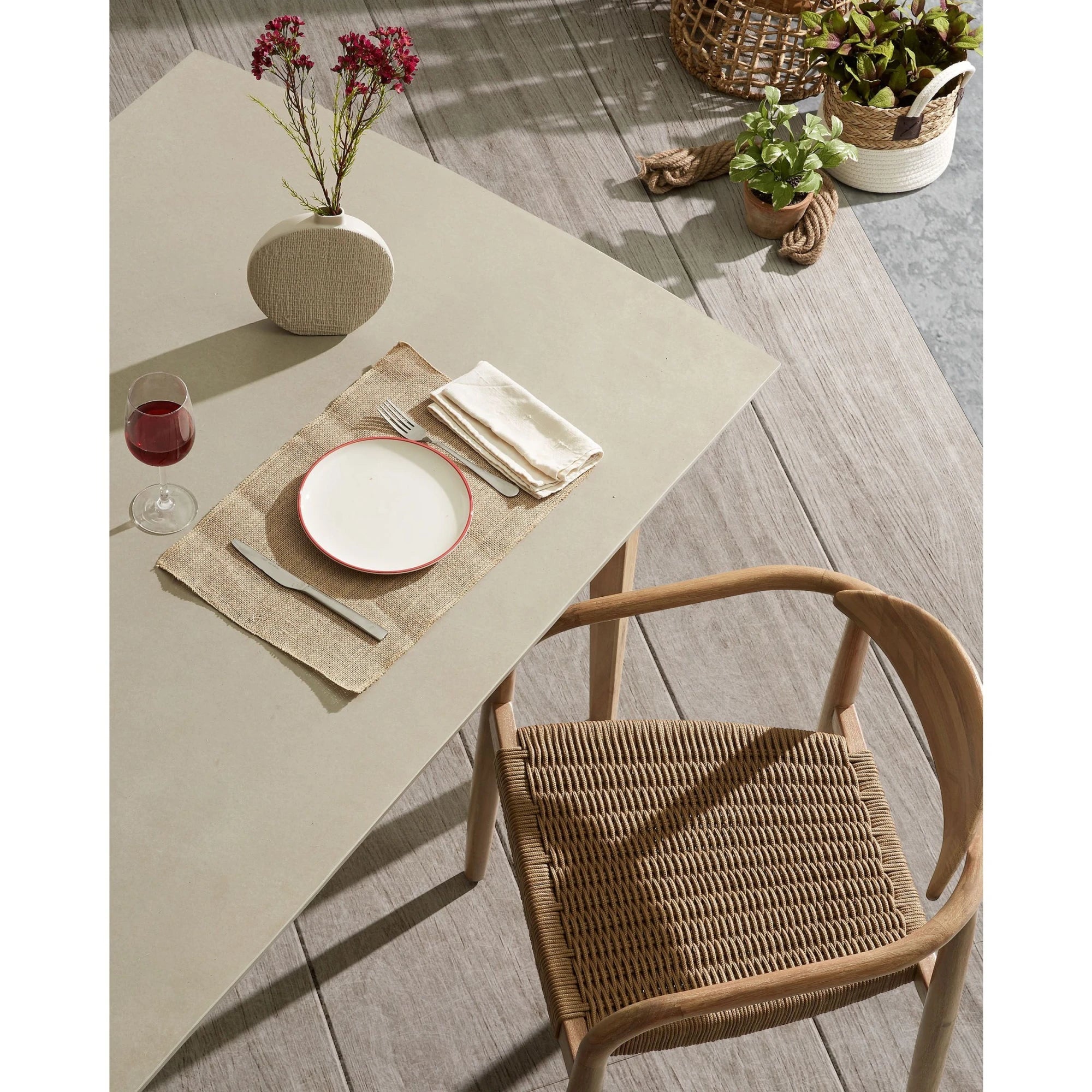 Kave Home Nina Dining Chair, Brown