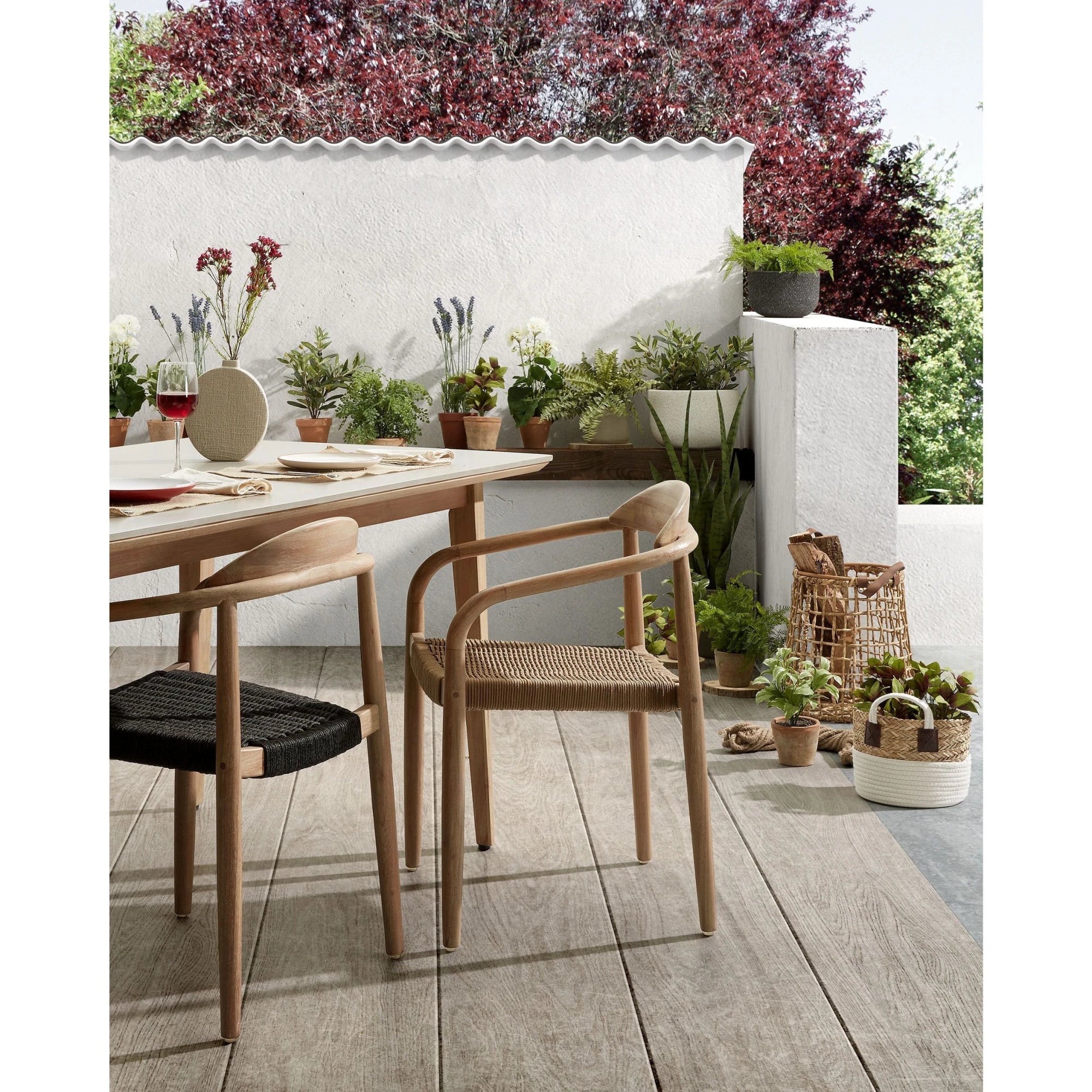 Kave Home Nina Dining Chair, Brown