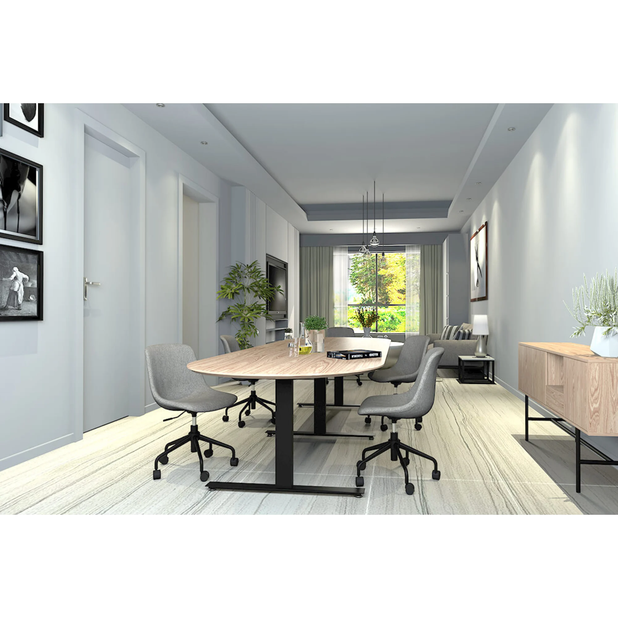 Kave Home Omo Office Chair, Grey
