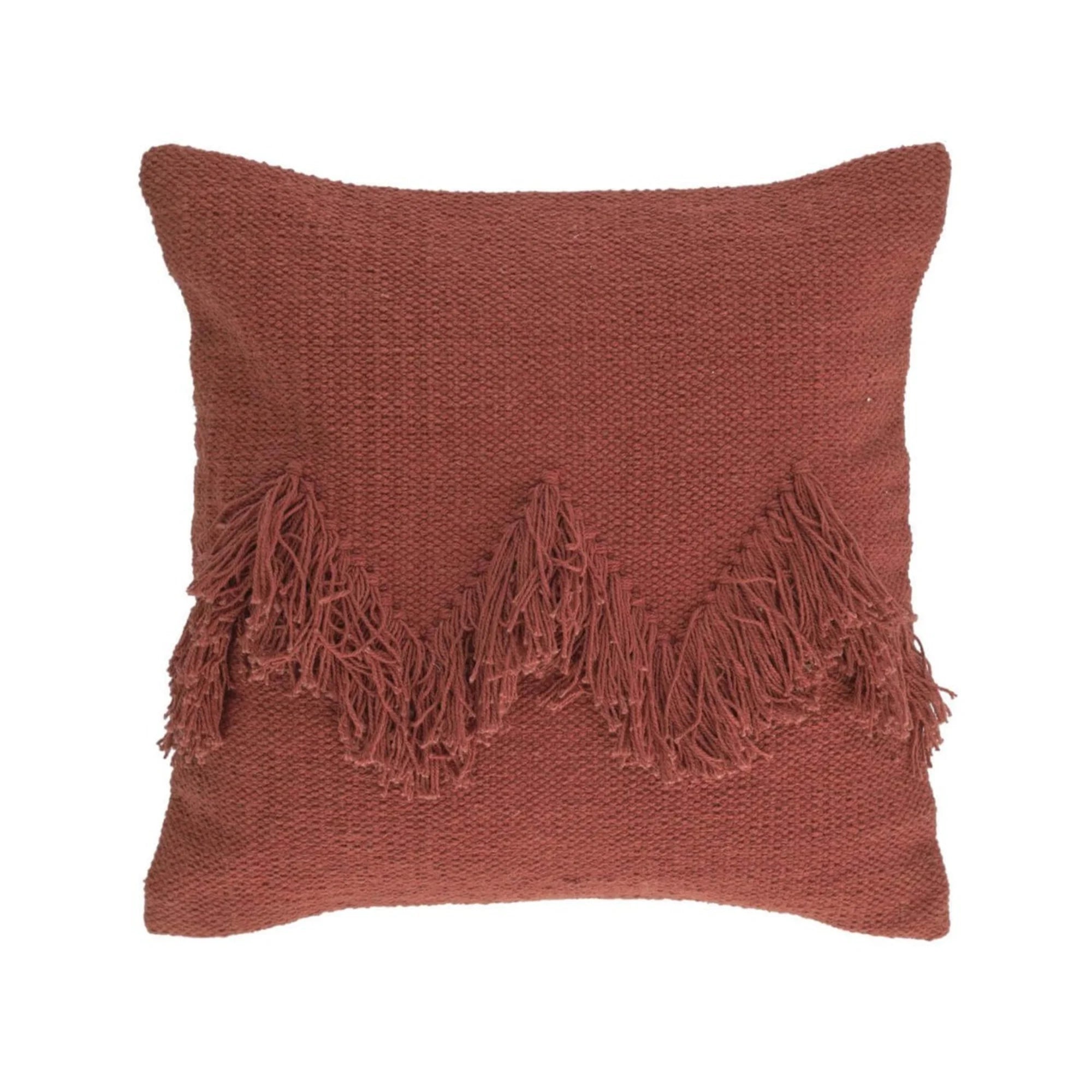 Kave Home Paulin cushion cover, 45x45cm, Maroon