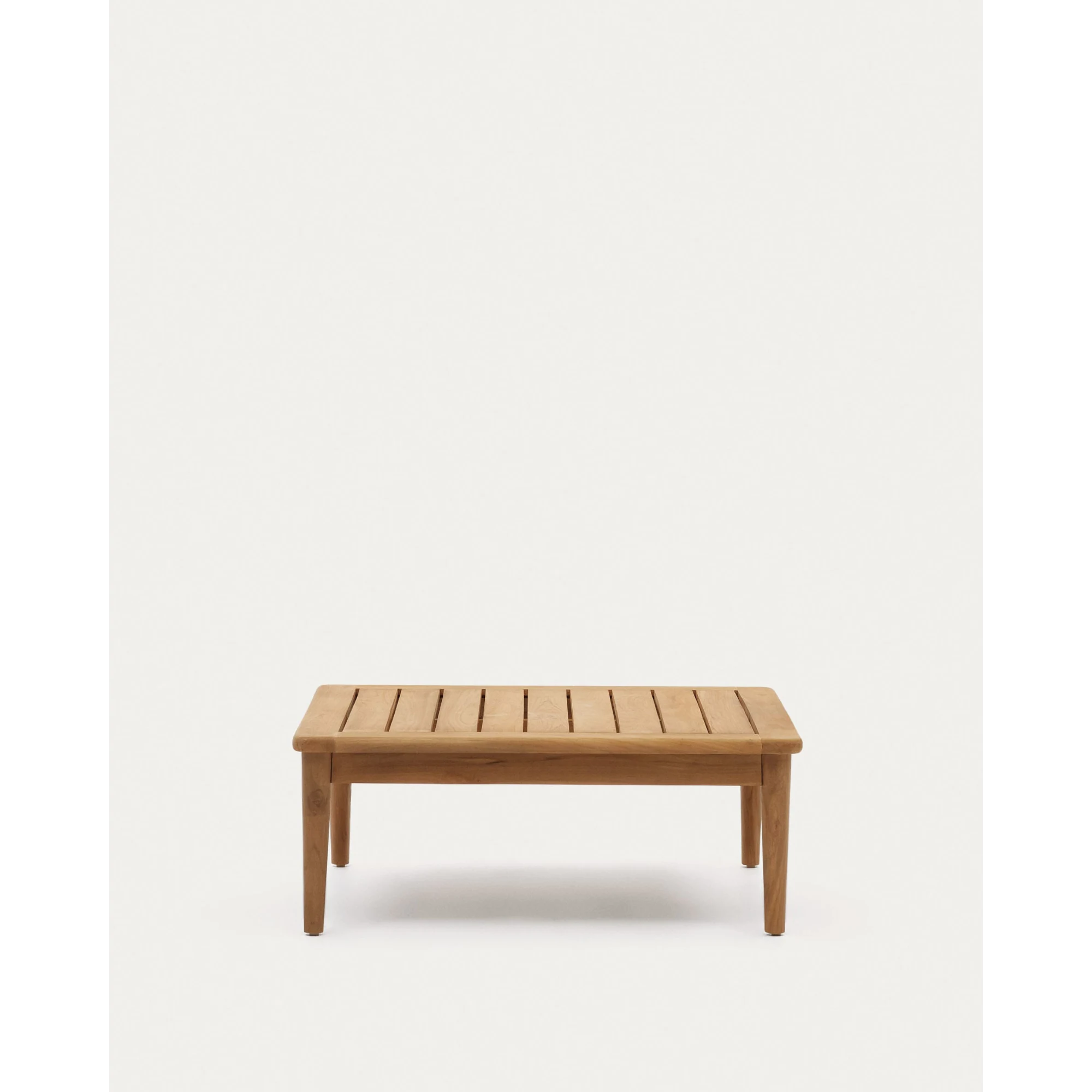 Kave Home Portitxol Solid Teak Wood Coffee Table