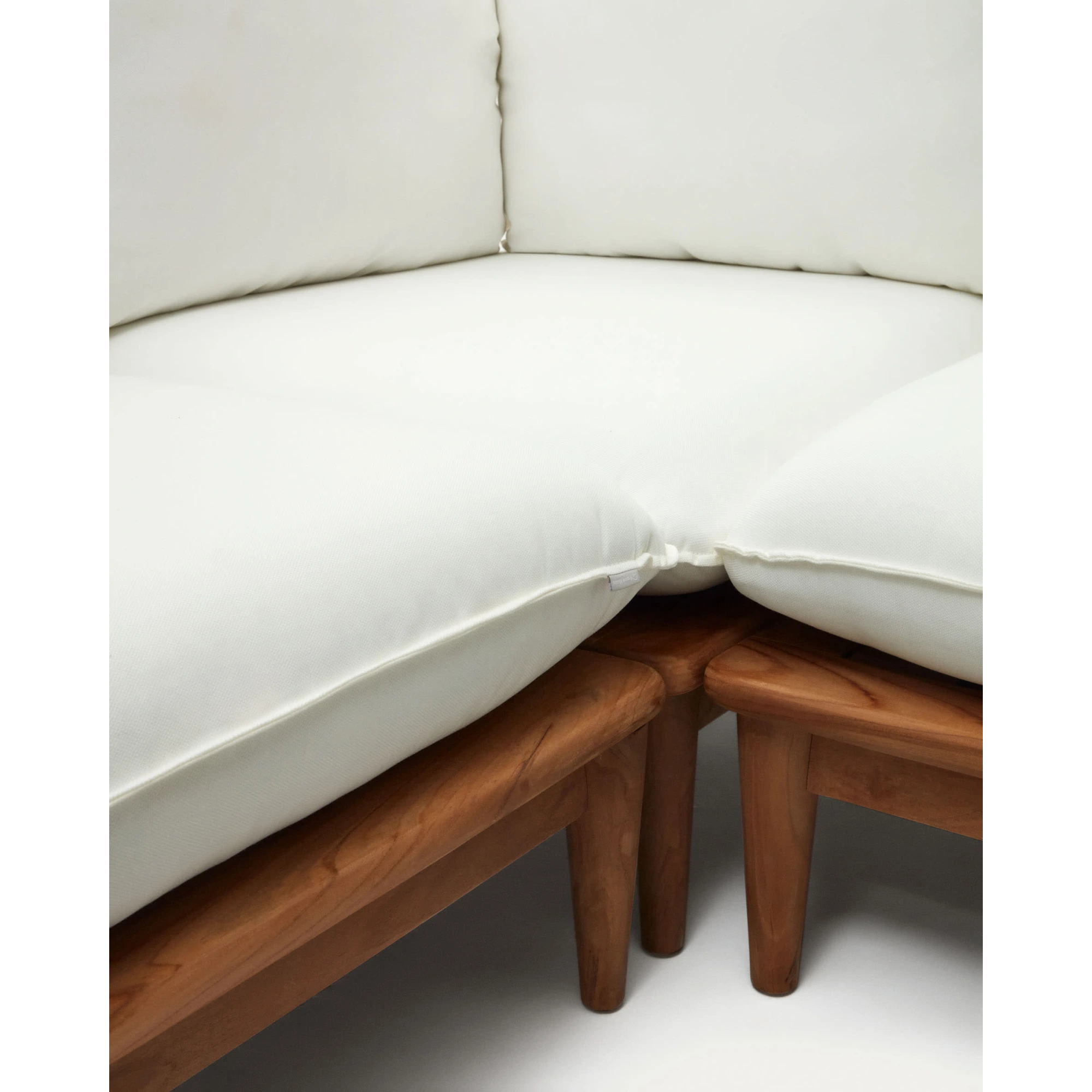 Kave Home Portitxol Corner Sofa + Coffee Table Set, 180x180cm