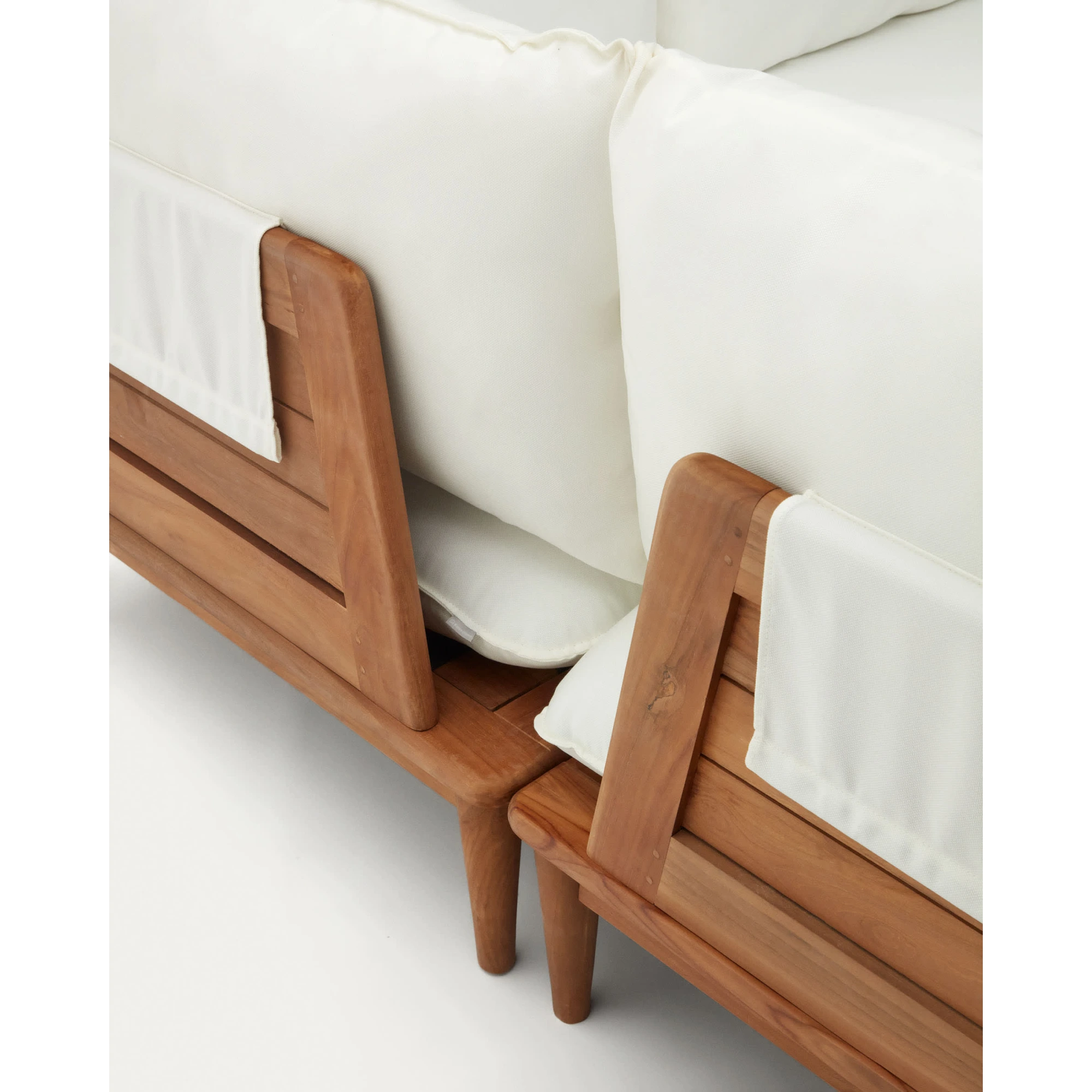 Kave Home Portitxol Corner Sofa + Coffee Table Set, 180x180cm