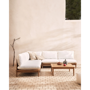 Kave Home Portitxol Corner Sofa + Coffee Table Set, 270x270cm