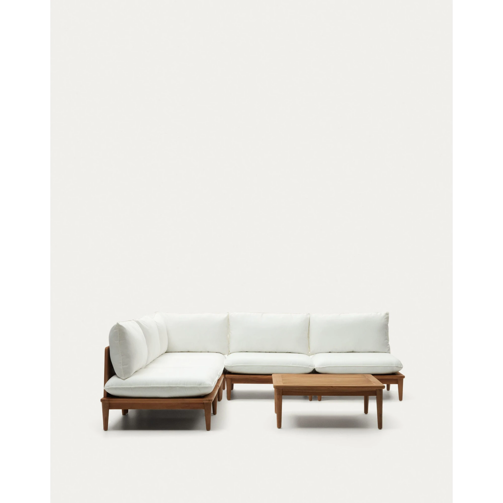 Kave Home Portitxol Corner Sofa + Coffee Table Set, 270x270cm