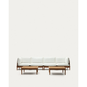 Kave Home Portitxol Corner Sofa + Coffee Table Set, 360x270cm
