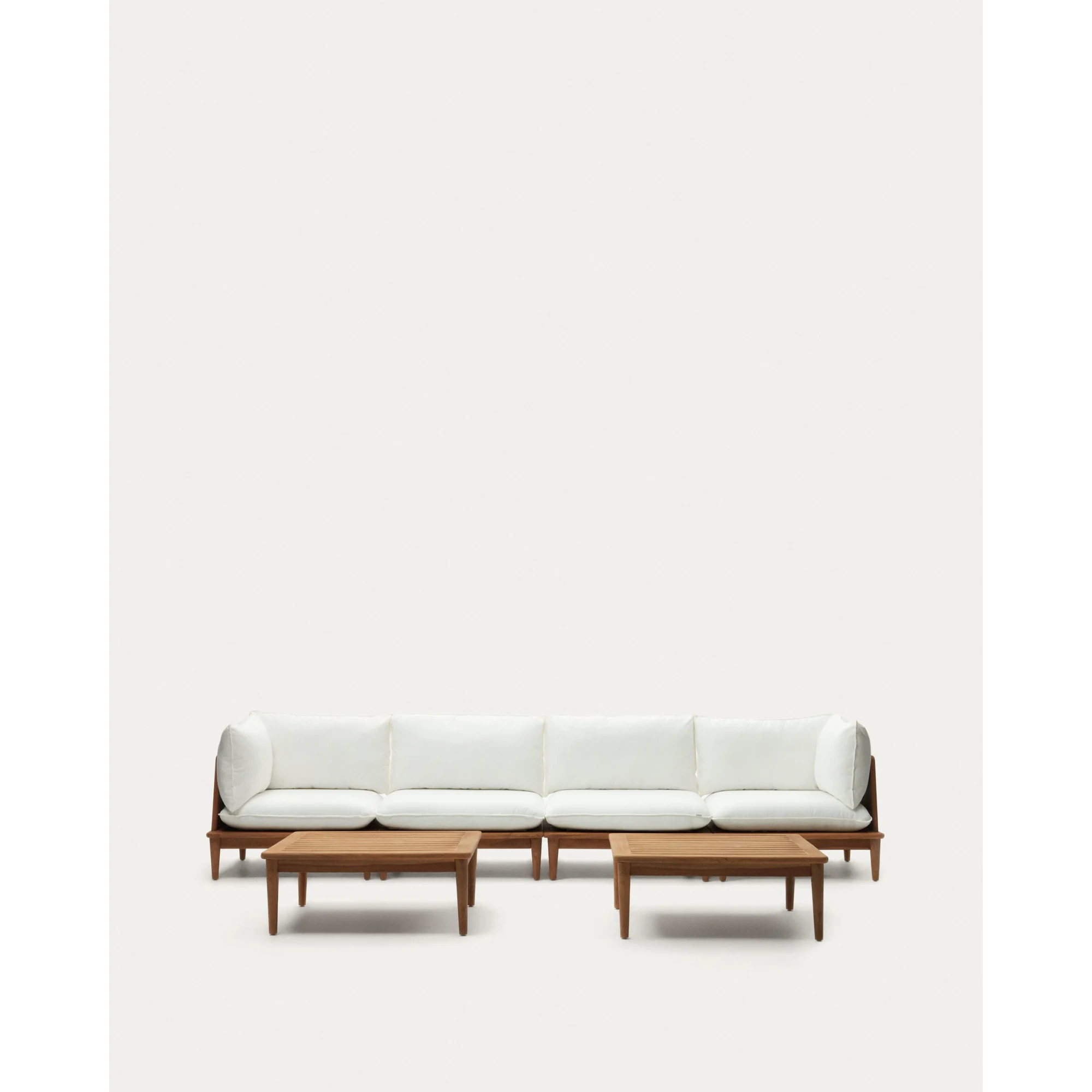 Kave Home Portitxol Corner Sofa + Coffee Table Set, 360x270cm