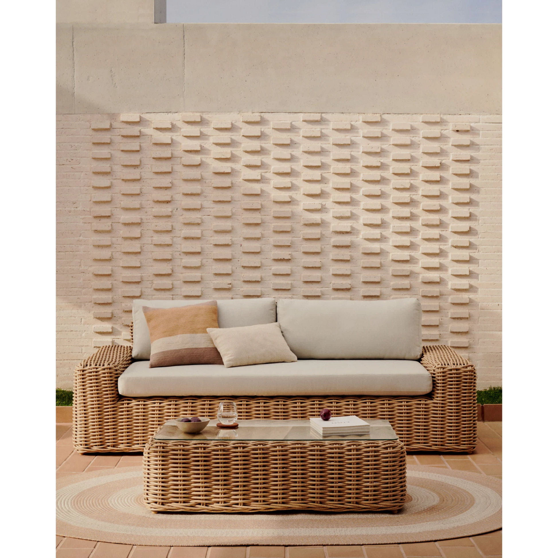 Kave Home Portlligat 3-Seat Sofa