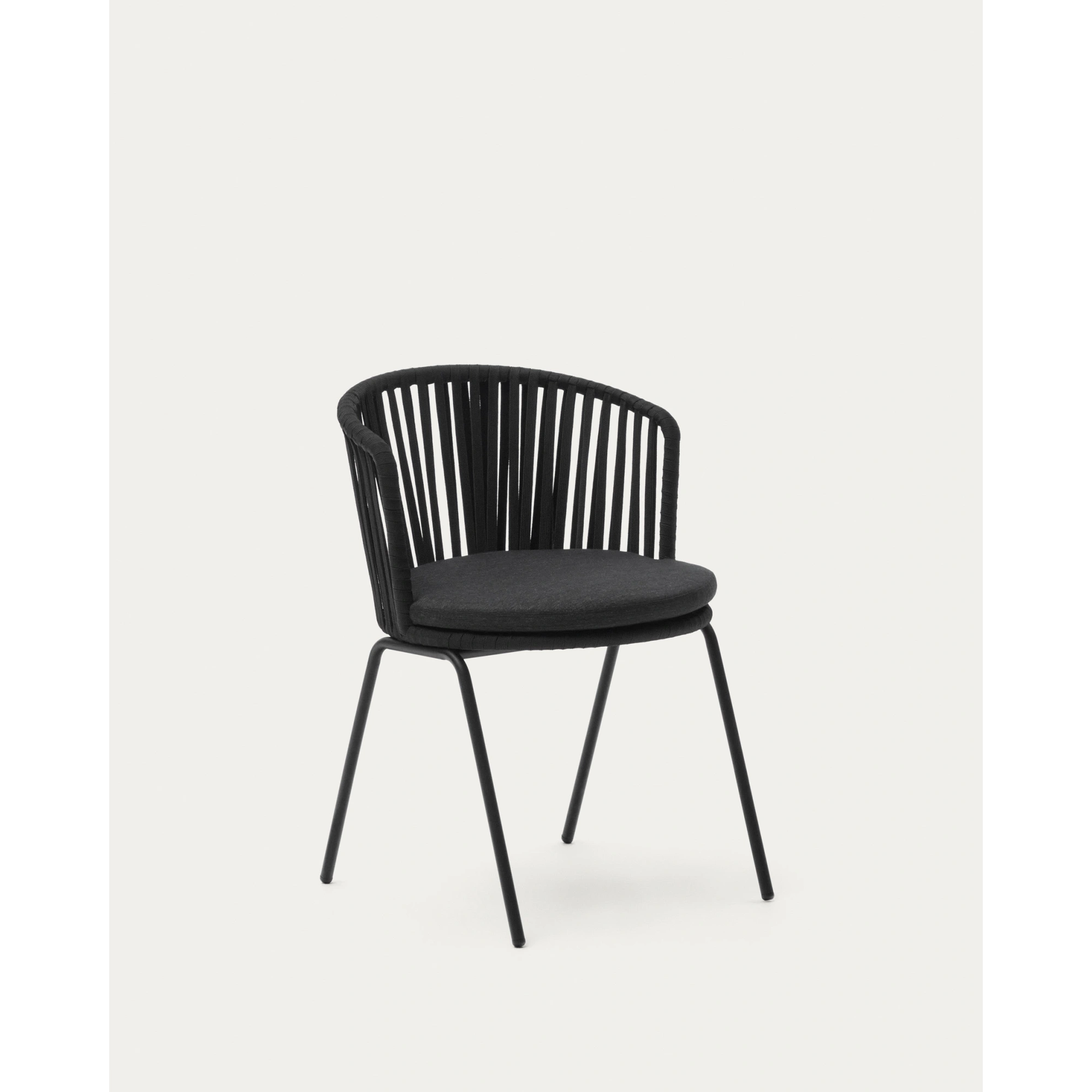 Kave Home Saconca Dining Chair, Black, Set of 4