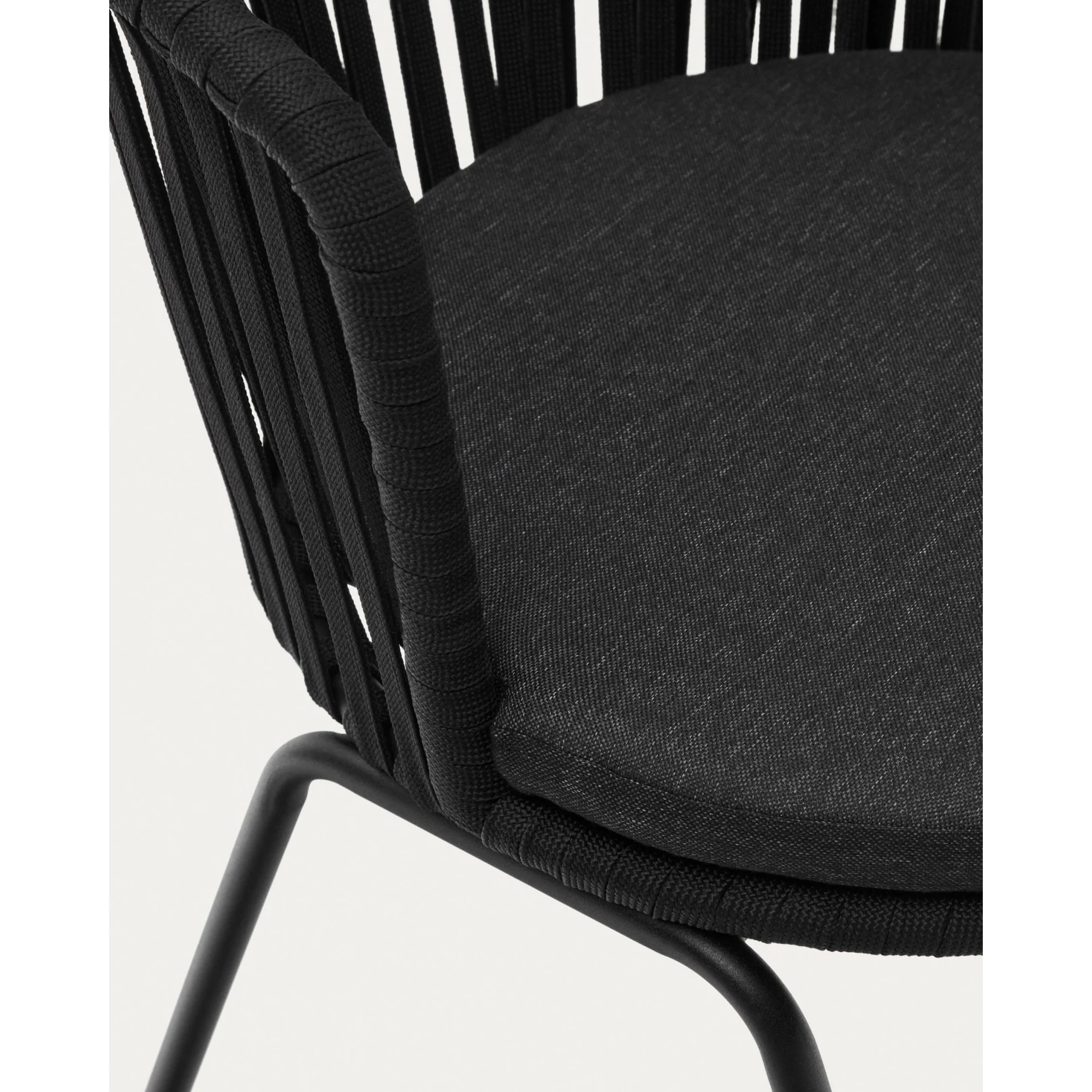 Kave Home Saconca Dining Chair, Black, Set of 4