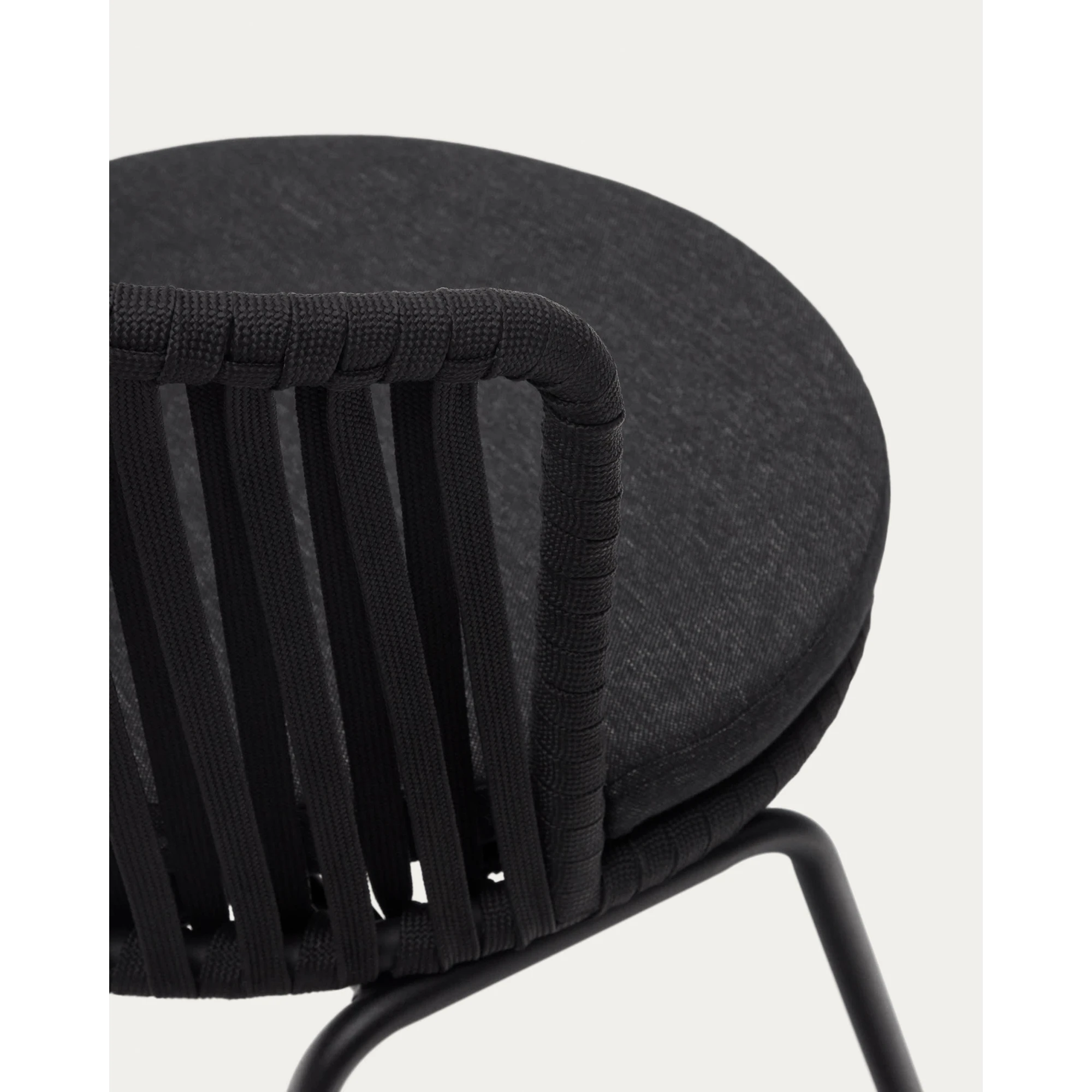 Kave Home Saconca Dining Chair, Black, Set of 4