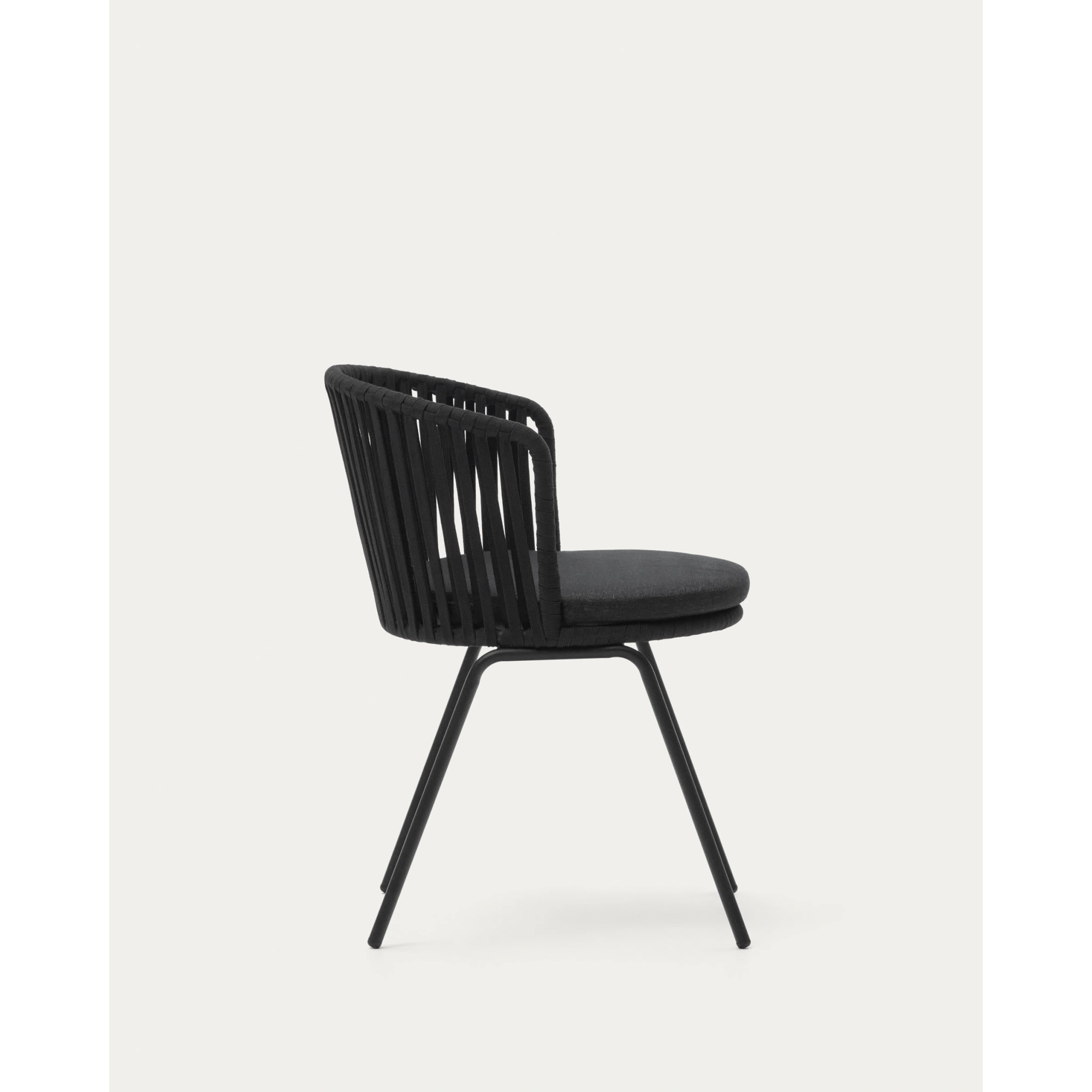 Kave Home Saconca Dining Chair, Black, Set of 4