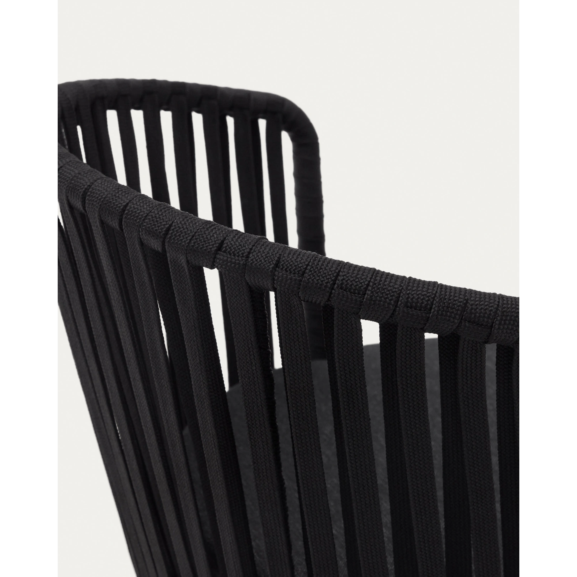 Kave Home Saconca Dining Chair, Black, Set of 4