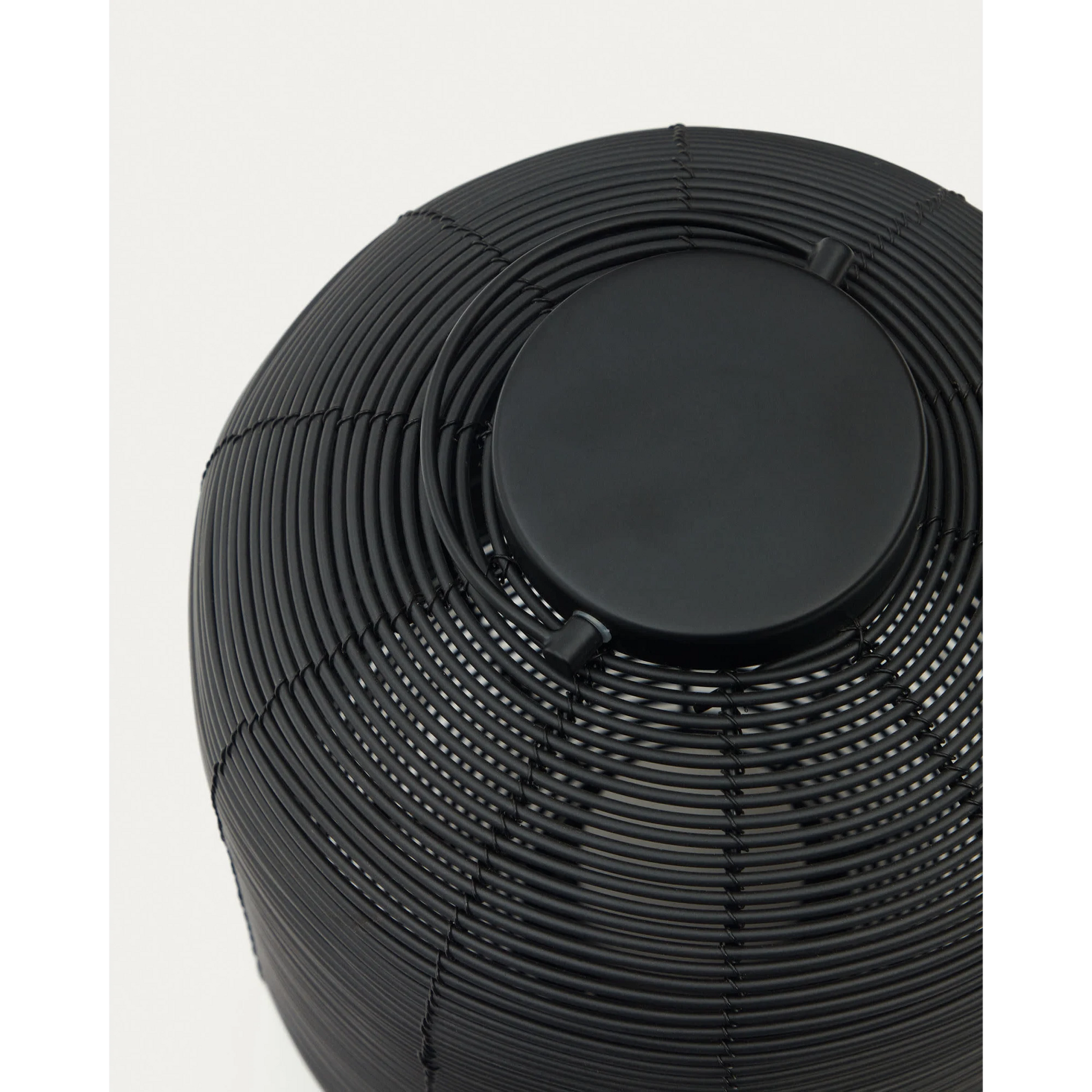 Kave Home Saranella Table Lamp, Small, Black