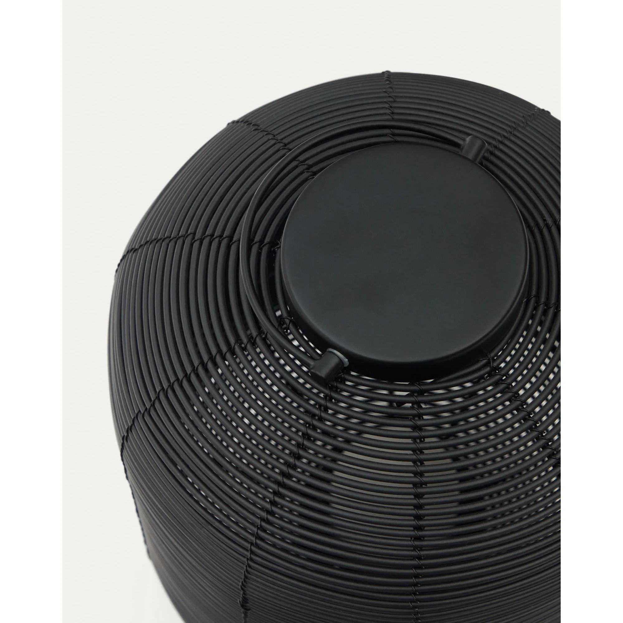 Kave Home Saranella Table Lamp, Small, Black