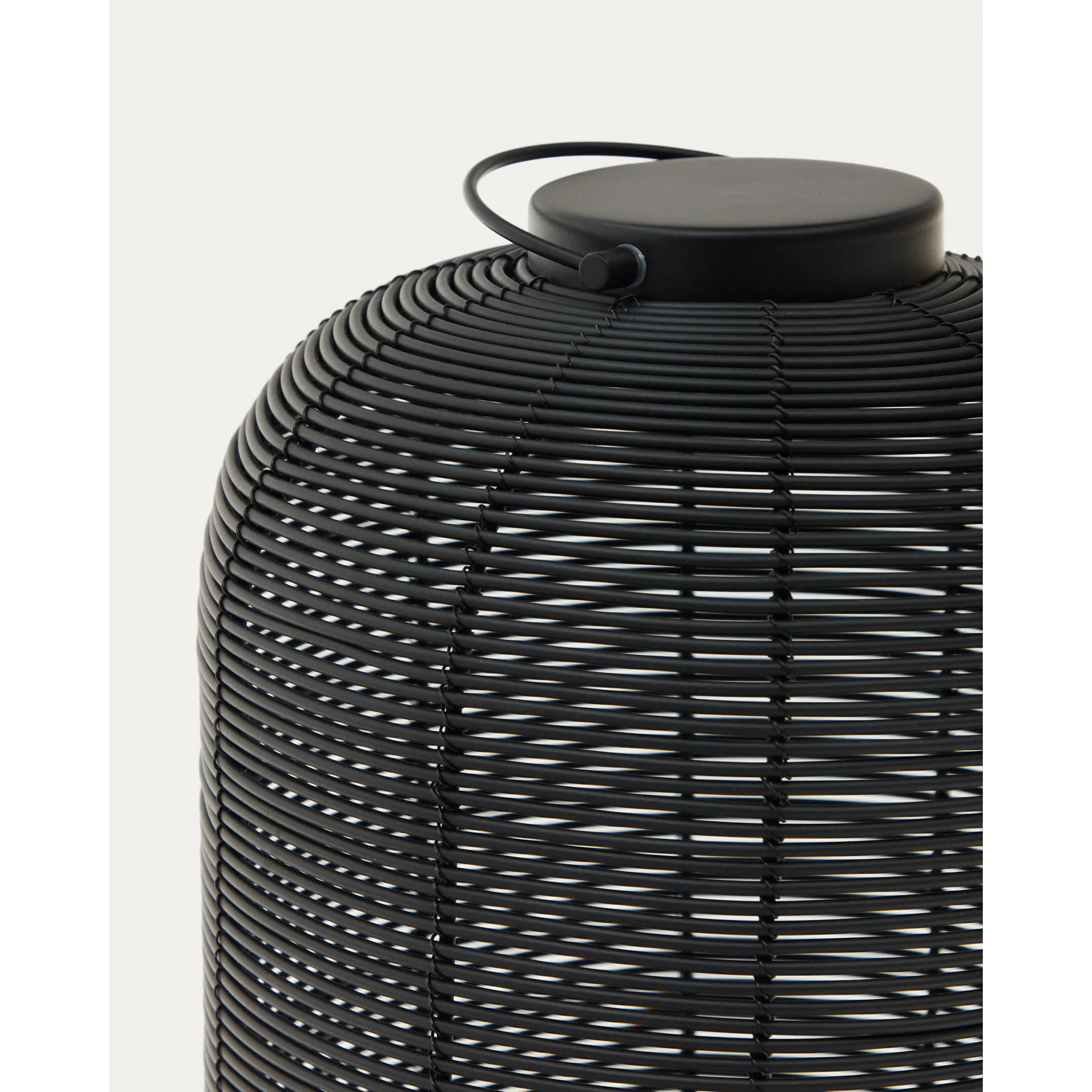 Kave Home Saranella Table Lamp, Small, Black