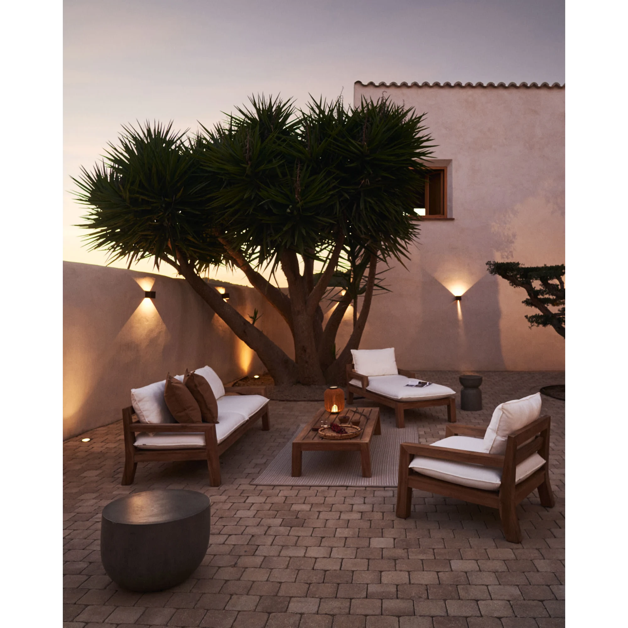 Kave Home Saranella Table Lamp, Small, Brown