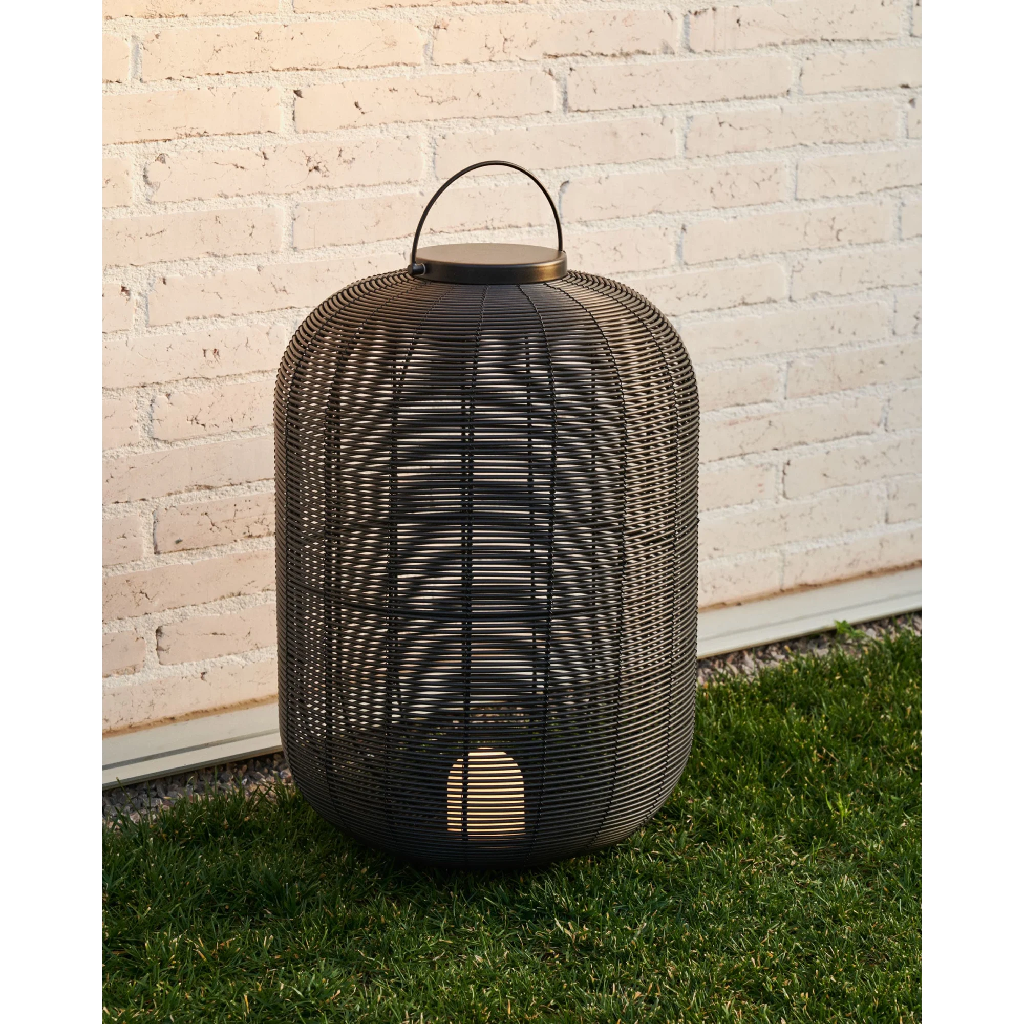 Kave Home Saranella Table Lamp, Large, Black